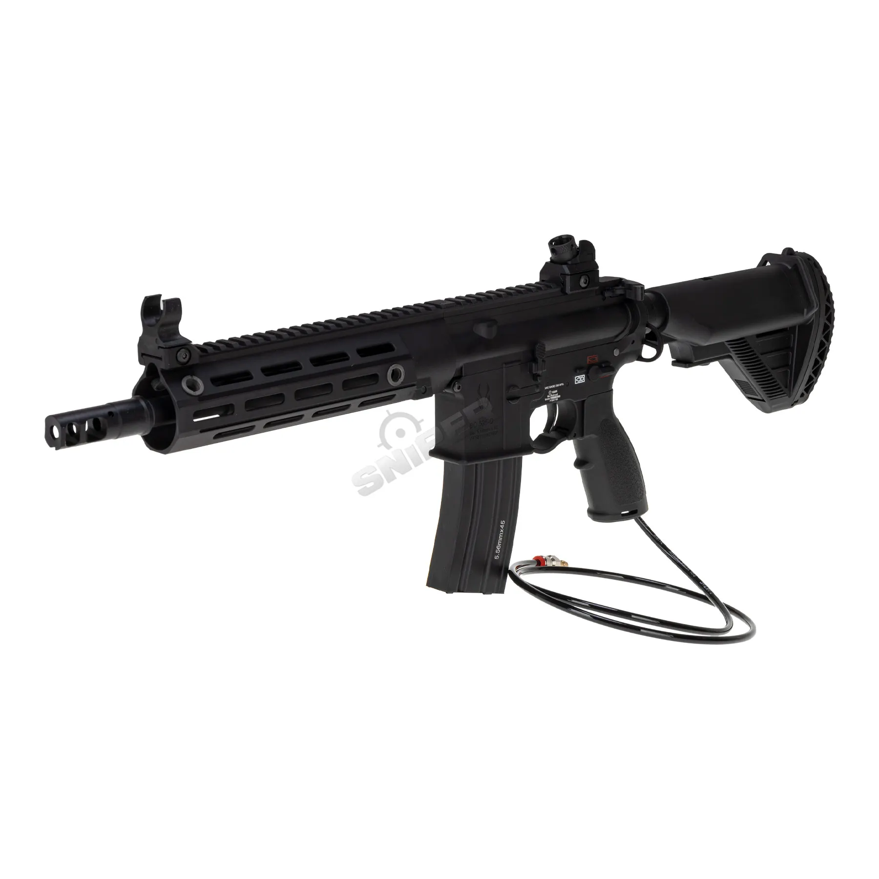 SAC x Mancraft Gen.3 BO 595 Elite Pro Full Metal M4 11" HPA, Black