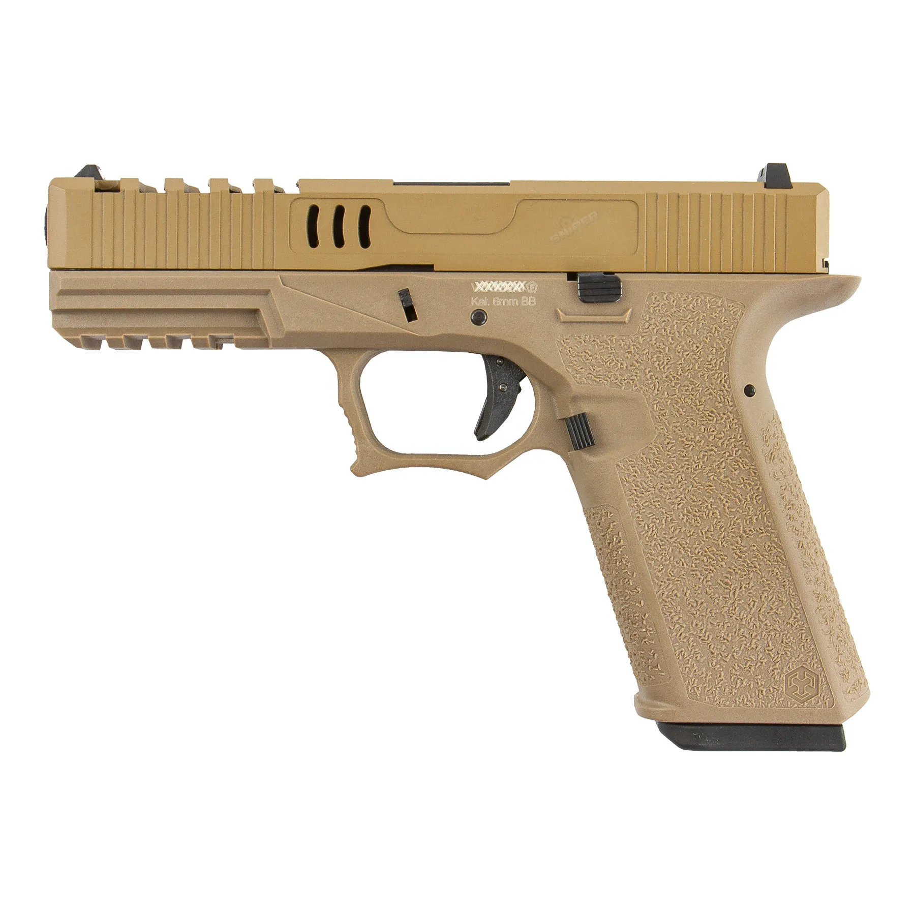 SAC Custom VX7 Mod.2 GBB Softair Pistole, FDE