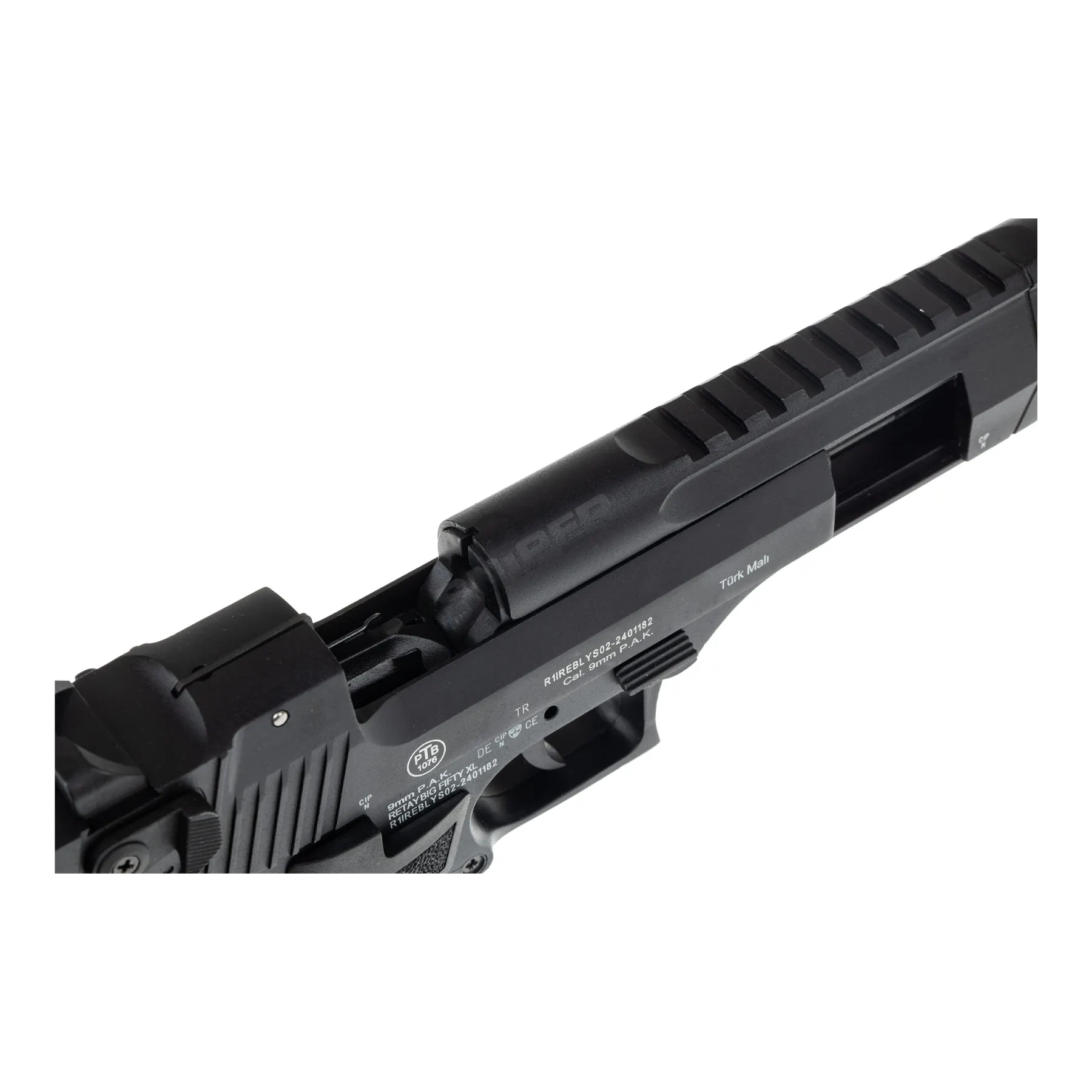 RETAY Big Fifty 9mm P.A.K. Schreckschusspistole, Black RETAY Big Fifty 9mm P.A.K. Schreckschusspistole, Black