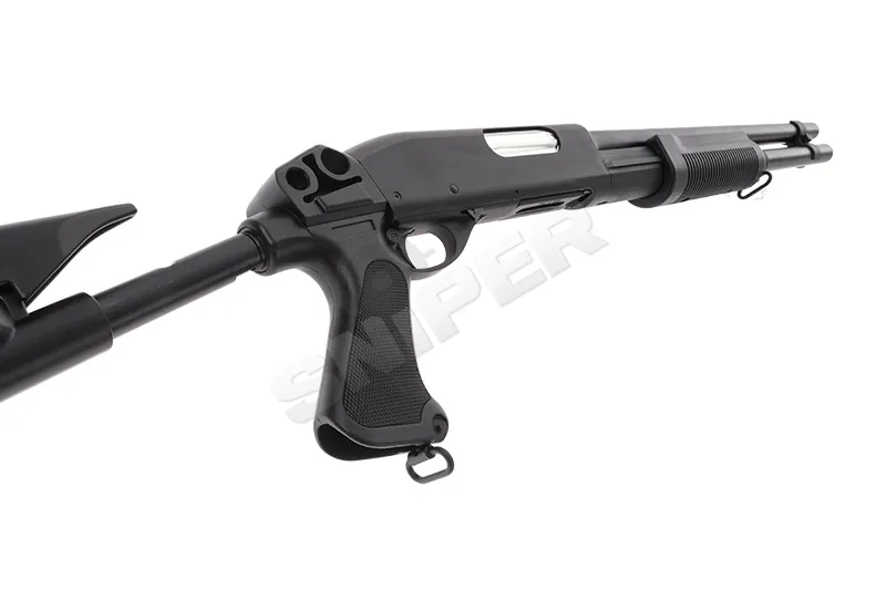 M870 Sheriff Sliding Tri-Shot Spring Shotgun,Black