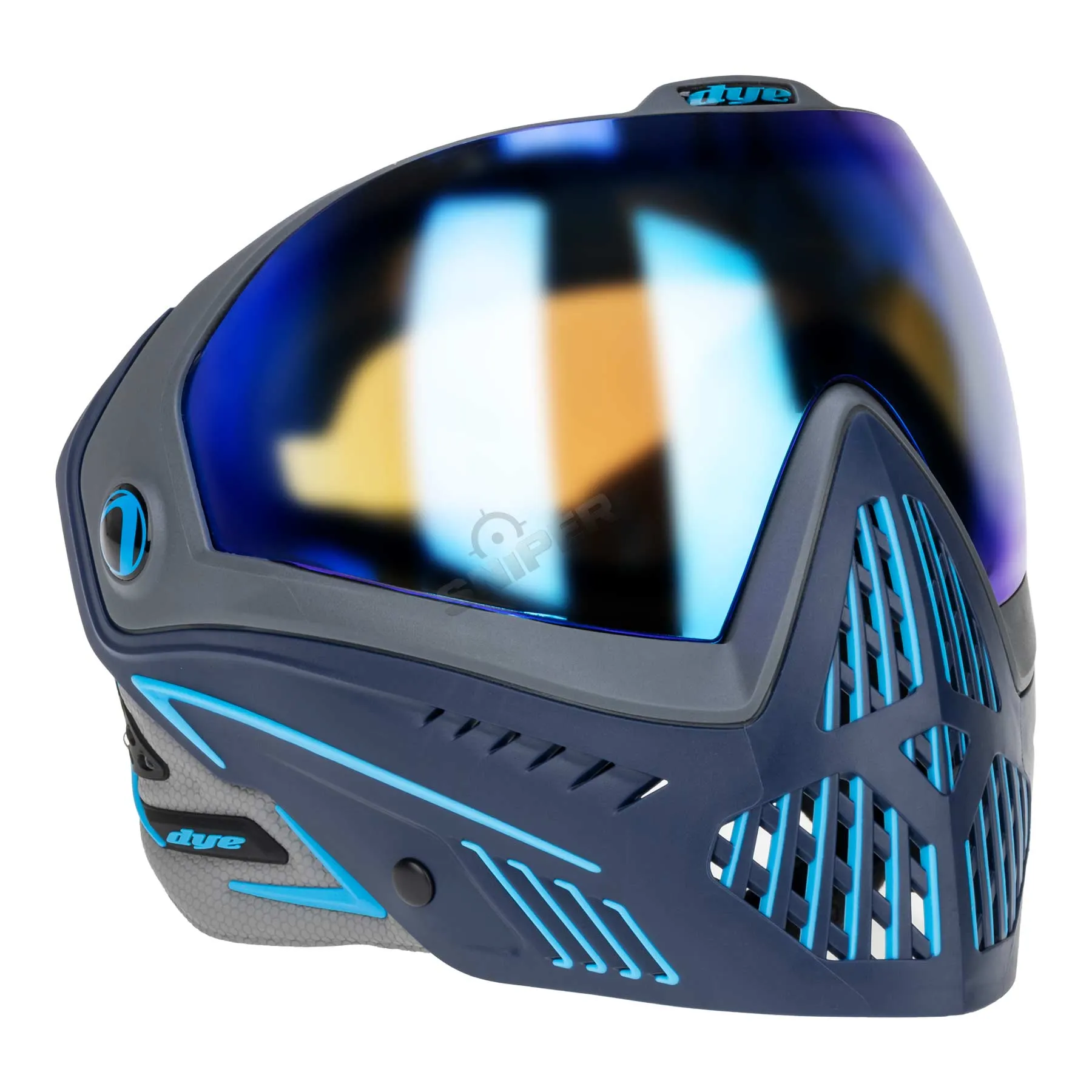 DYE I5 Raiseup Goggles, Blue/Grey Mask DYE I5 Raiseup Goggles, Blue/Grey Mask