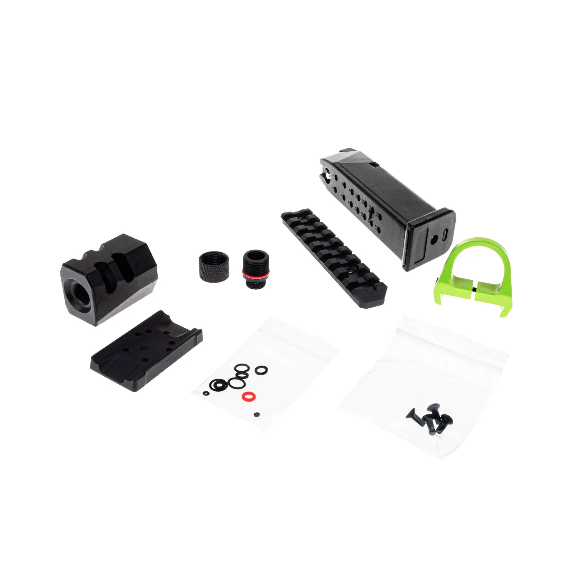 Lancer Tandemkross Cthulhu GBB Softair Pistole, Black/Green