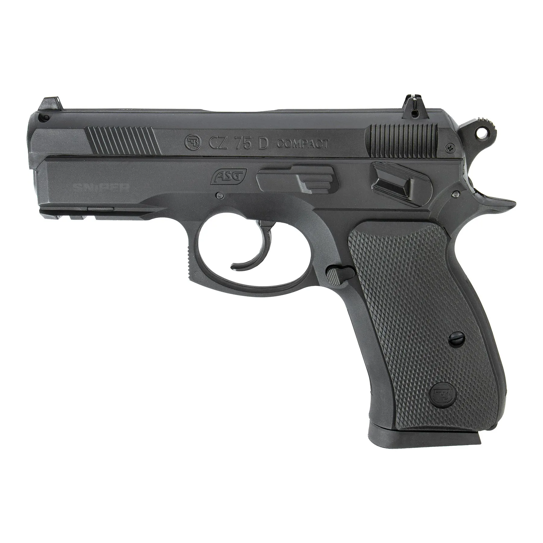 ASG CZ 75D Compact CO2 NBB Softair Pistole