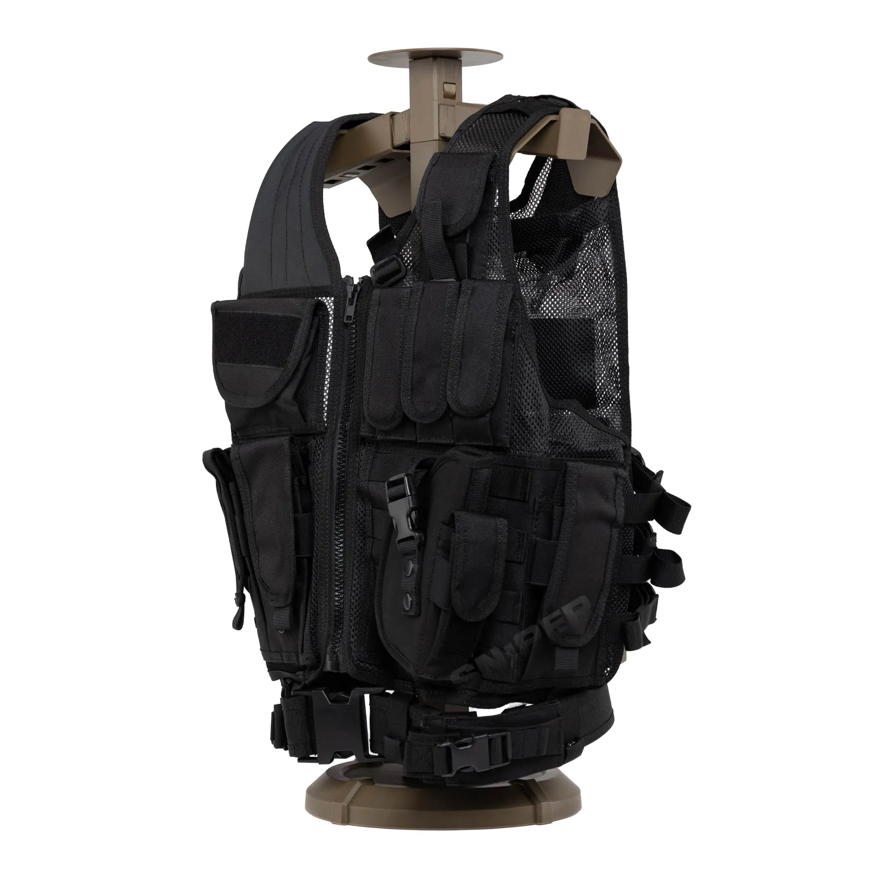 Reapo Tactical Mesh Vest, Black Reapo Tactical Mesh Vest, Black