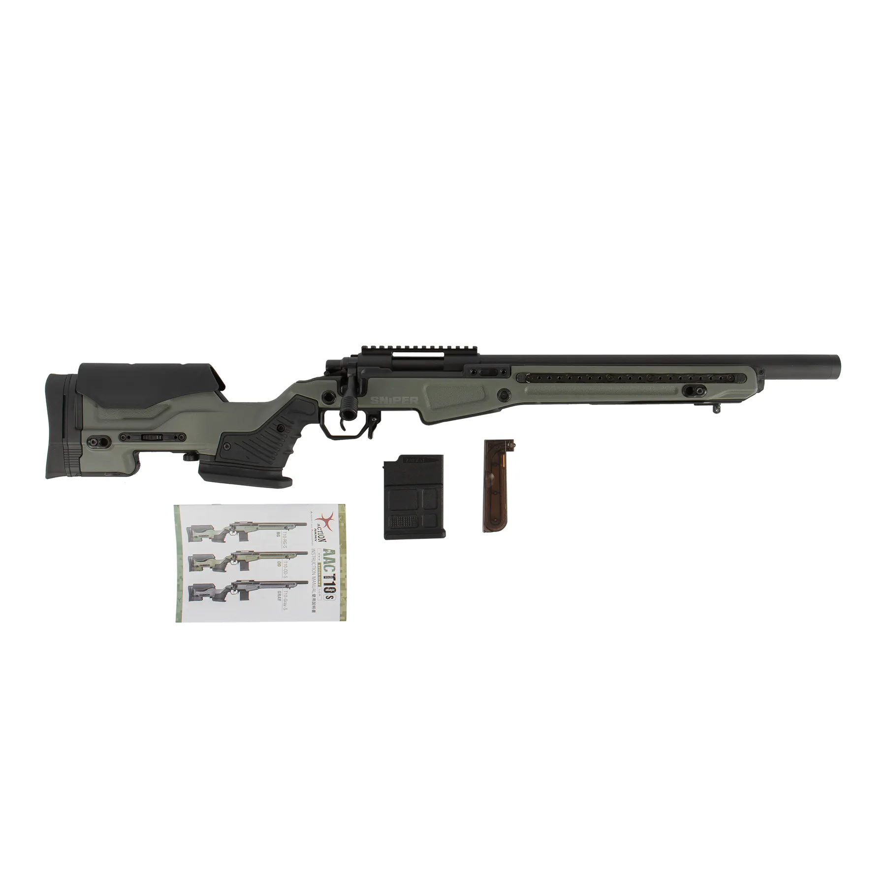 AAC T10 Short Bolt Action Sniper Rifle, RG