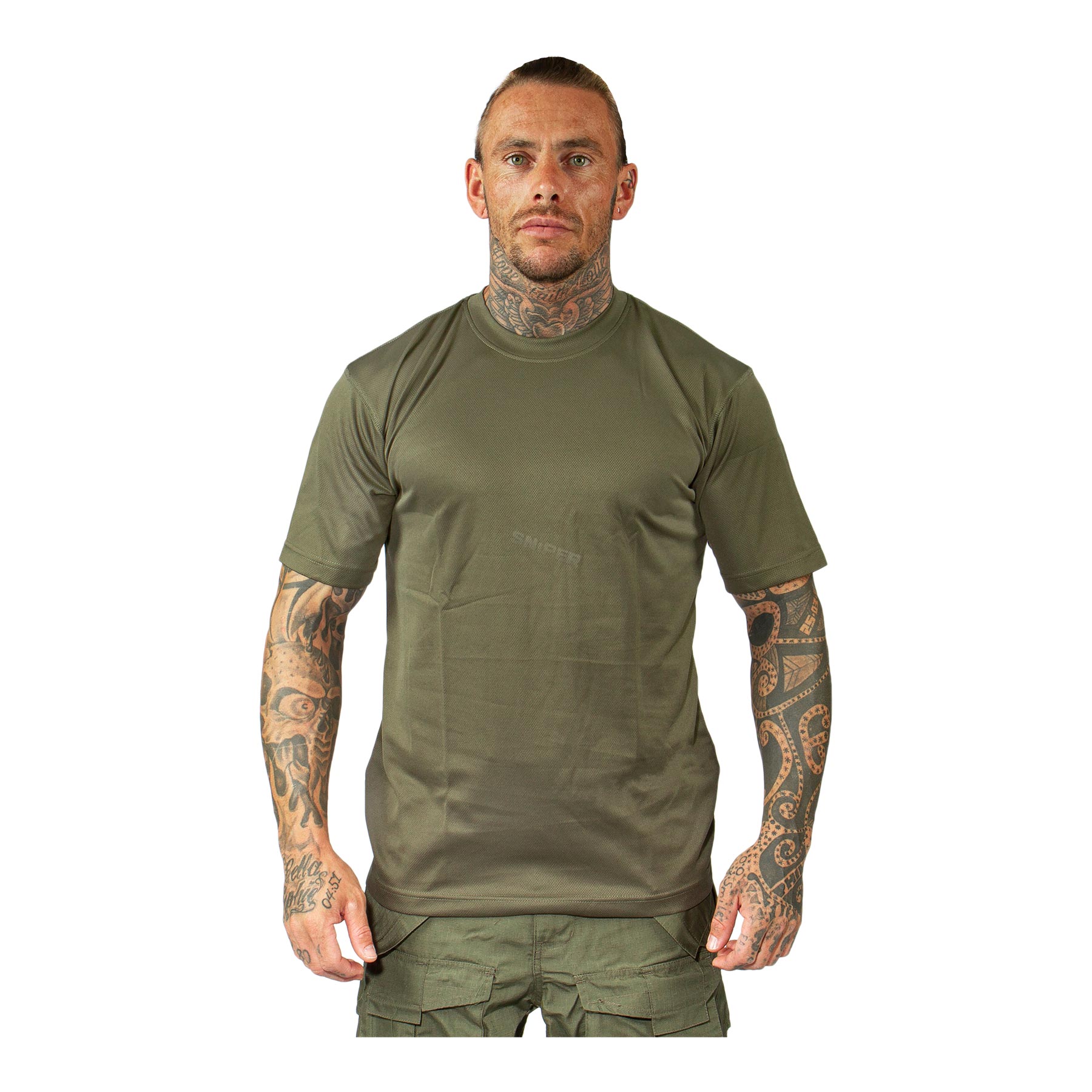 Tactical T-Shirt Quick Dry, Green Gr. L