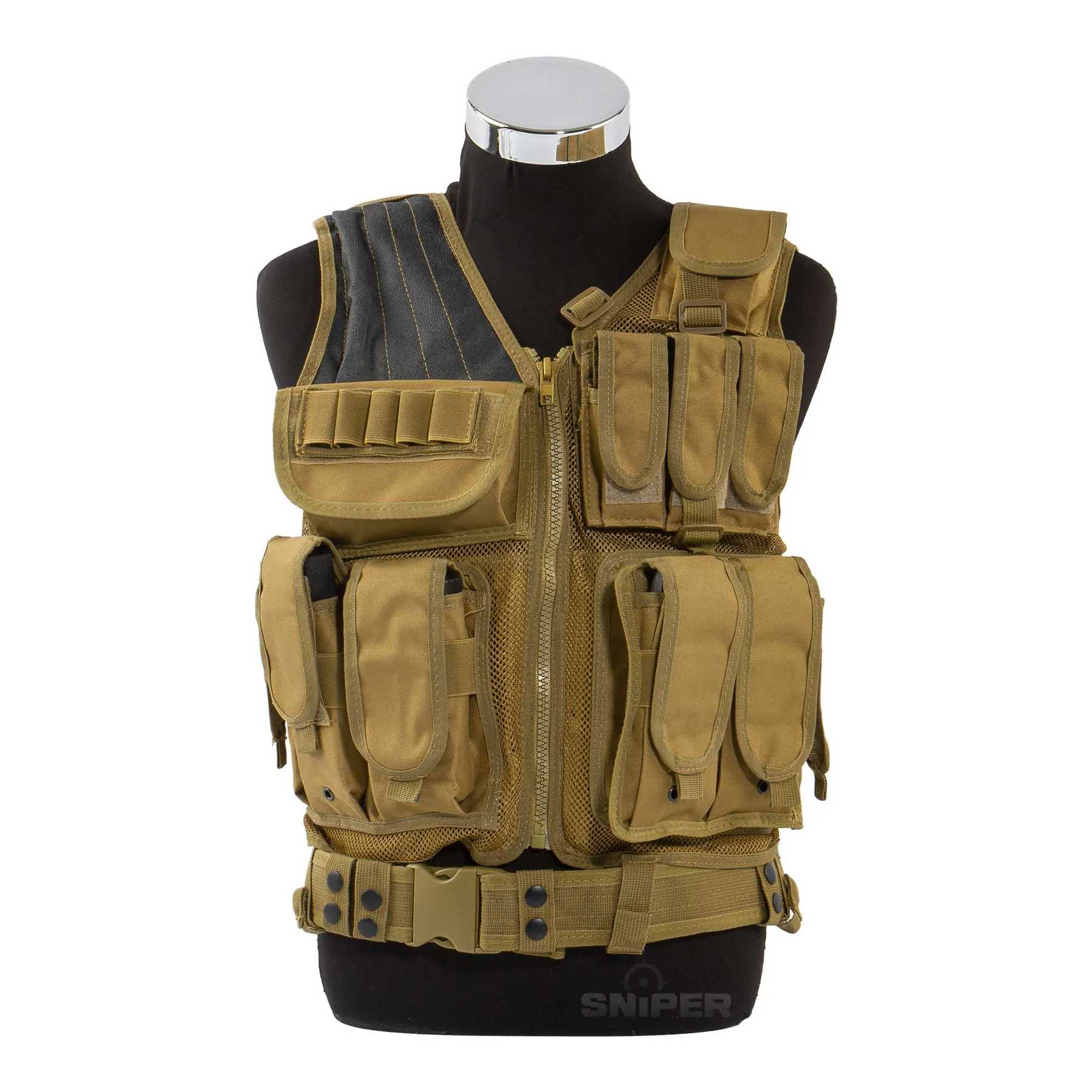 Tactical Mesh Vest, Tan