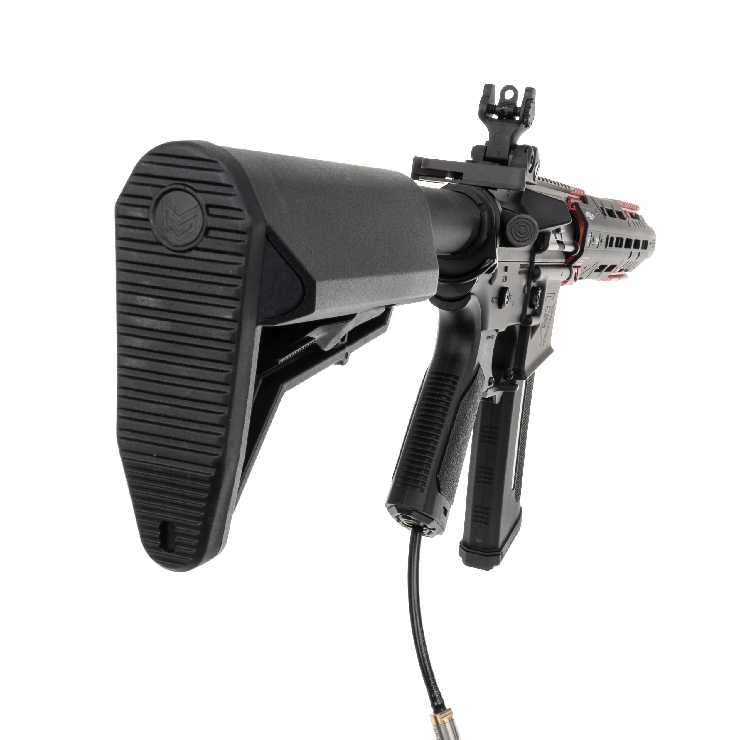 SAC x Fusion F2 Strike Industried Gridlock 11", Black/Red