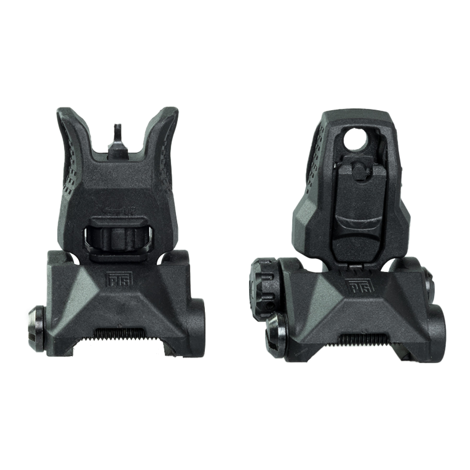 PTS Flip-Up Front and Rear Sights, Black