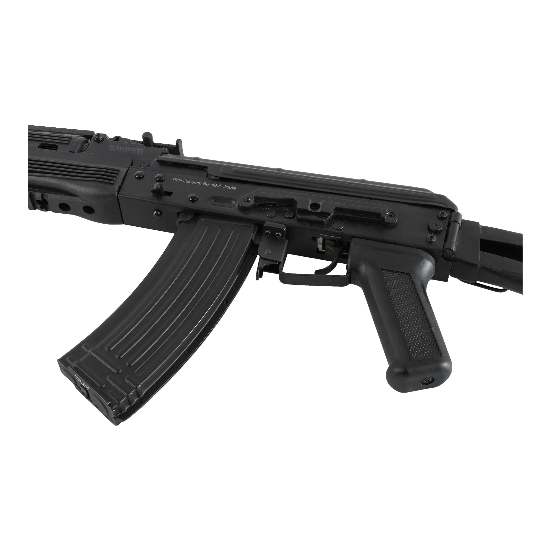 AKS74 Tactical Blowback, < 0,5 Joule Softair Gewehr, Black