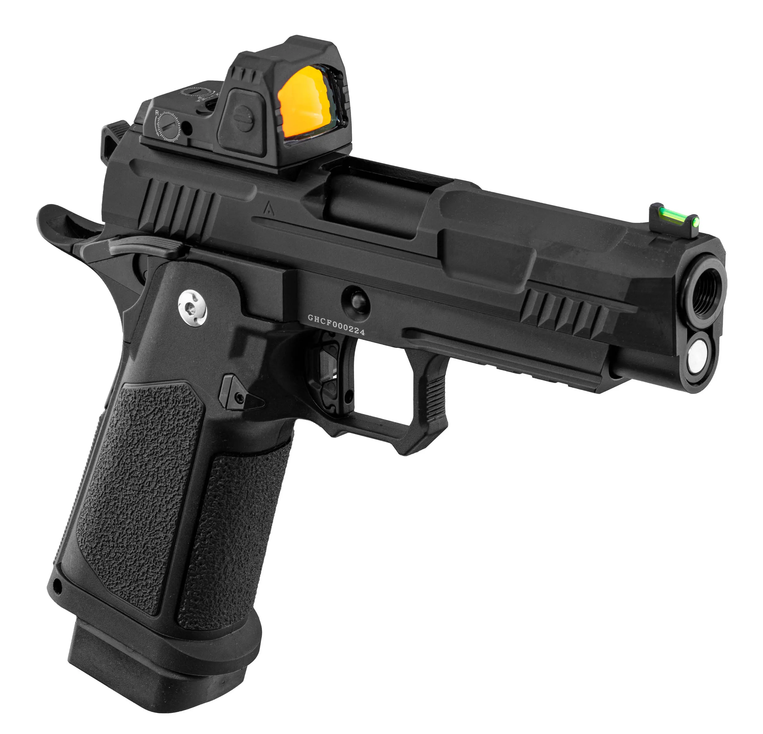 Arcturus Vanguard 4.3 Hi-Capa Optics Ready GBB Pistole, Black