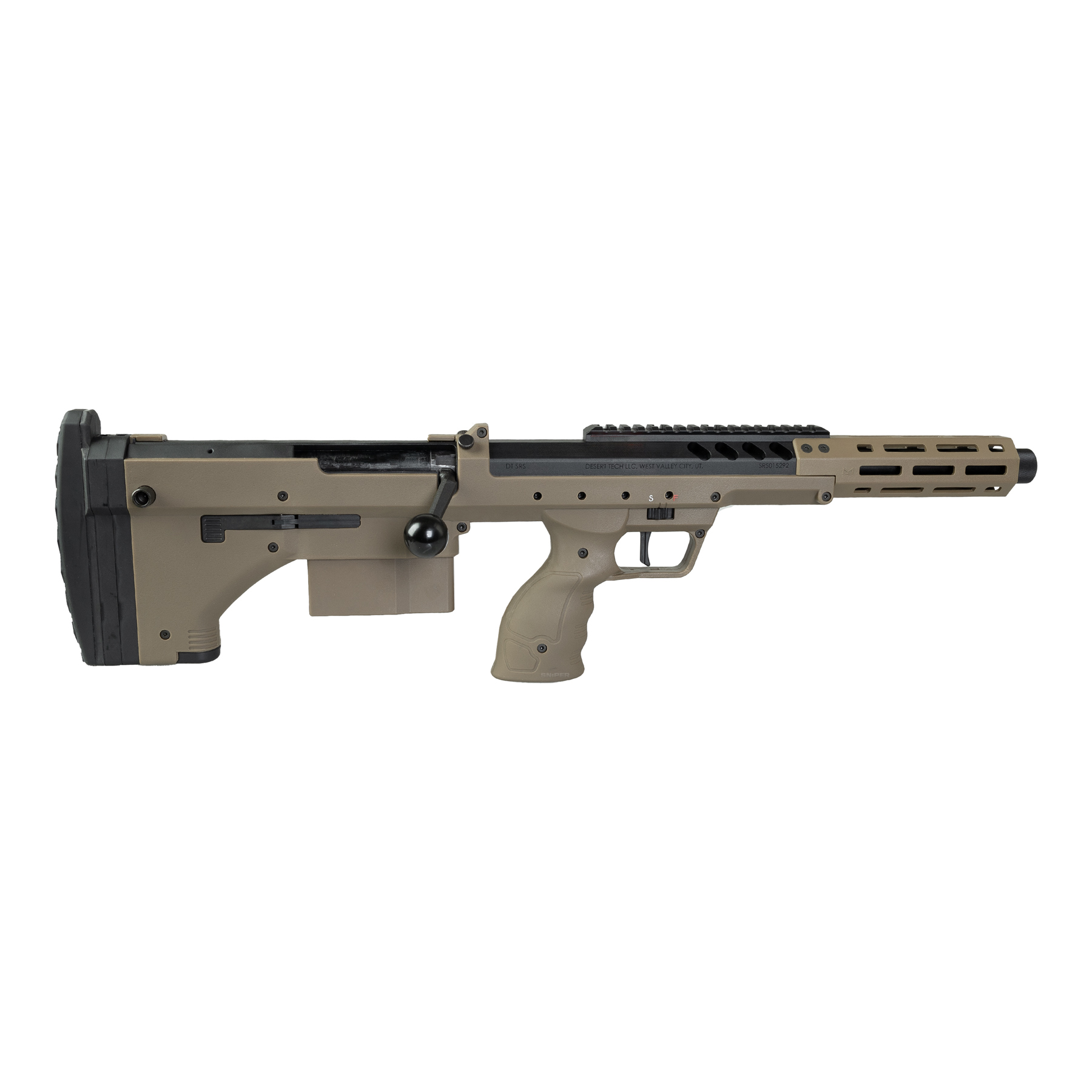 Silverback SRS A2/M2 Sport 16" pull-bolt Scharfschützengewehr, FDE