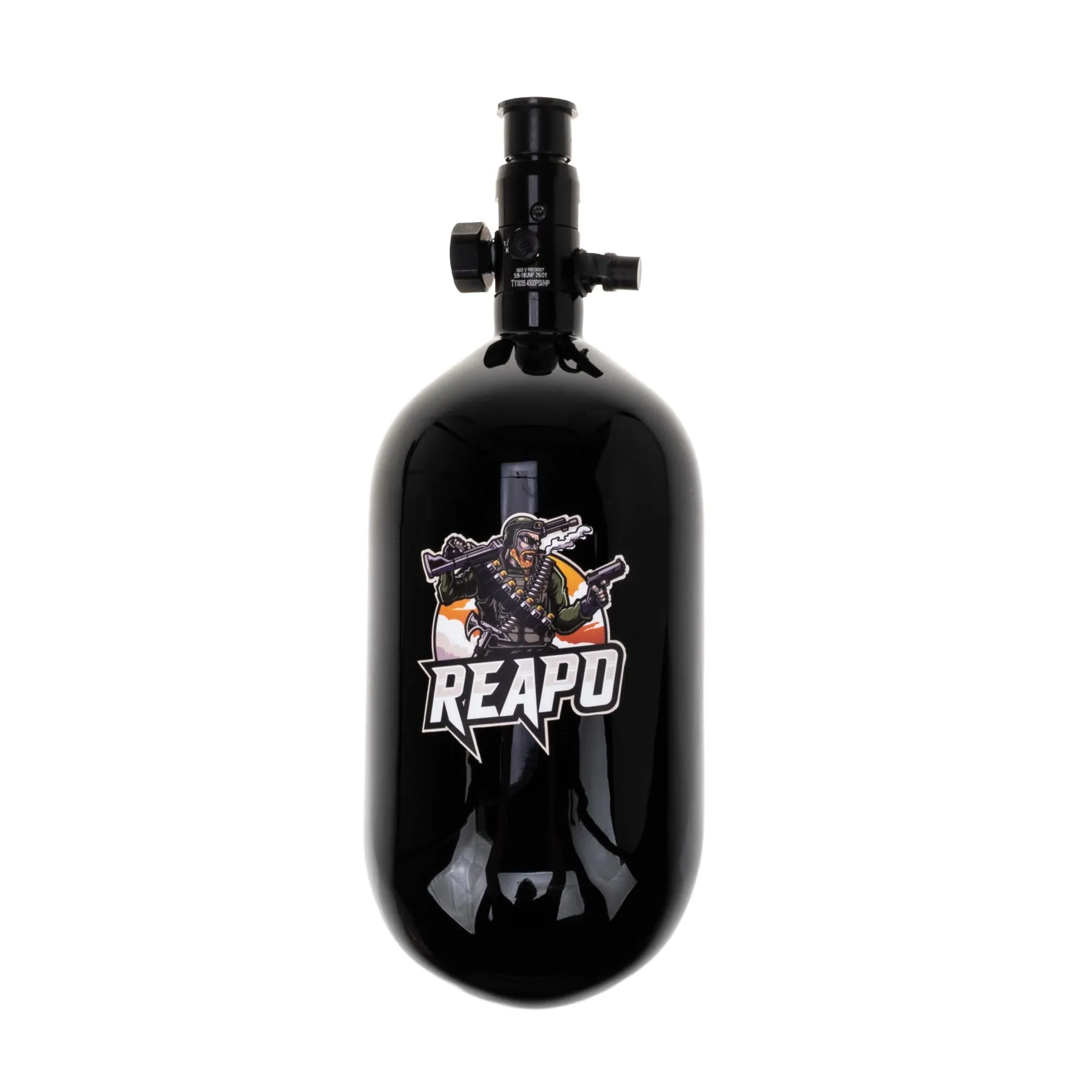Reapo 1,1L HPA Tank Flasche w/ Regulator, 4500 PSI