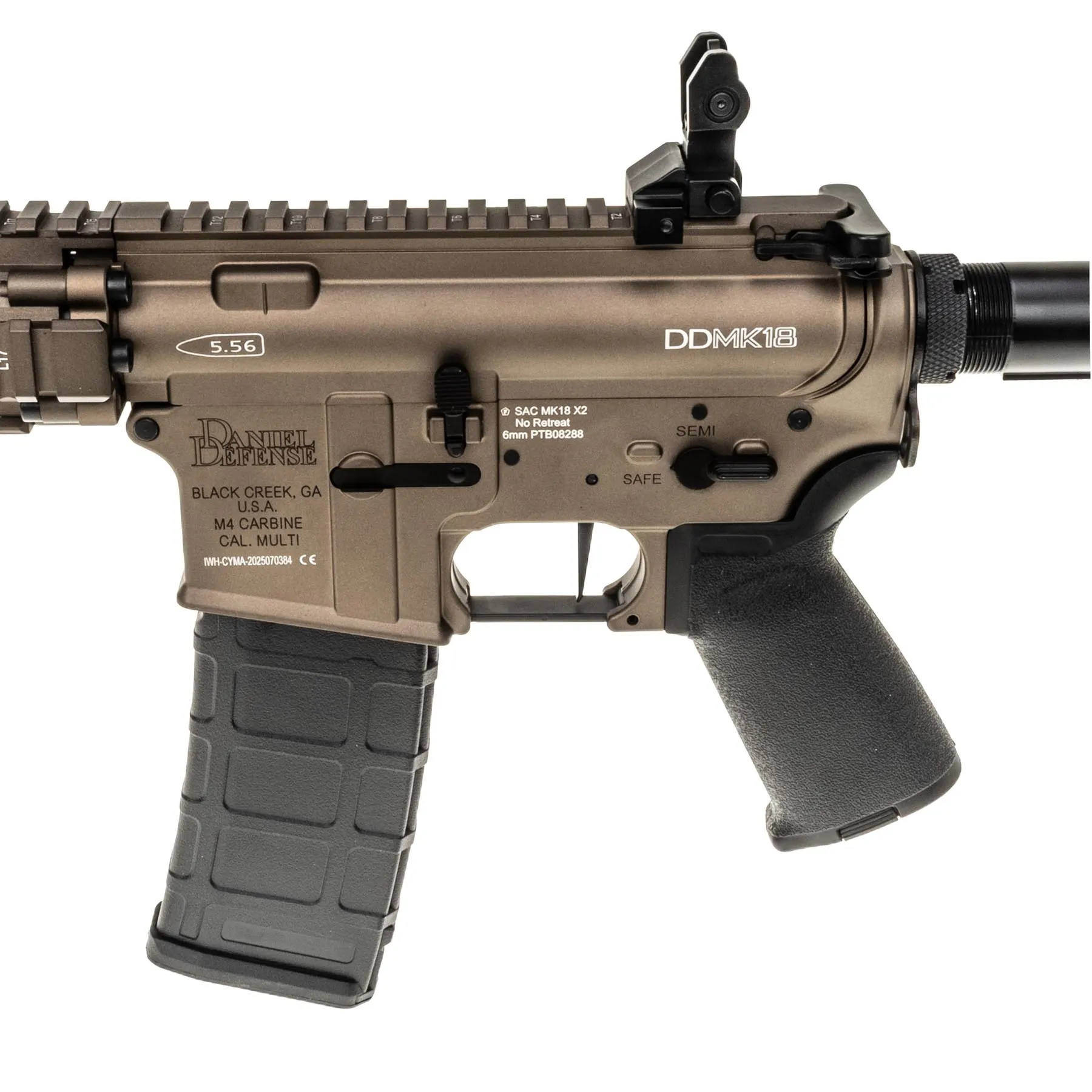 SAC (Full Build) - MK18 Daniel Defense (CYMA)- Crazy Performance Edition, Tan