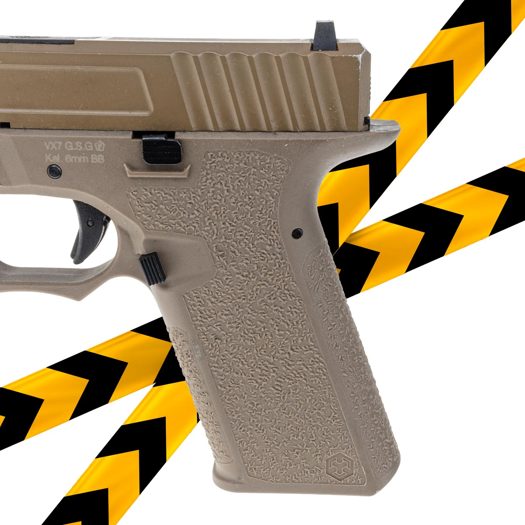 B-Ware AW Custom VX7 Mod.1 GBB Softair Pistole, FDE