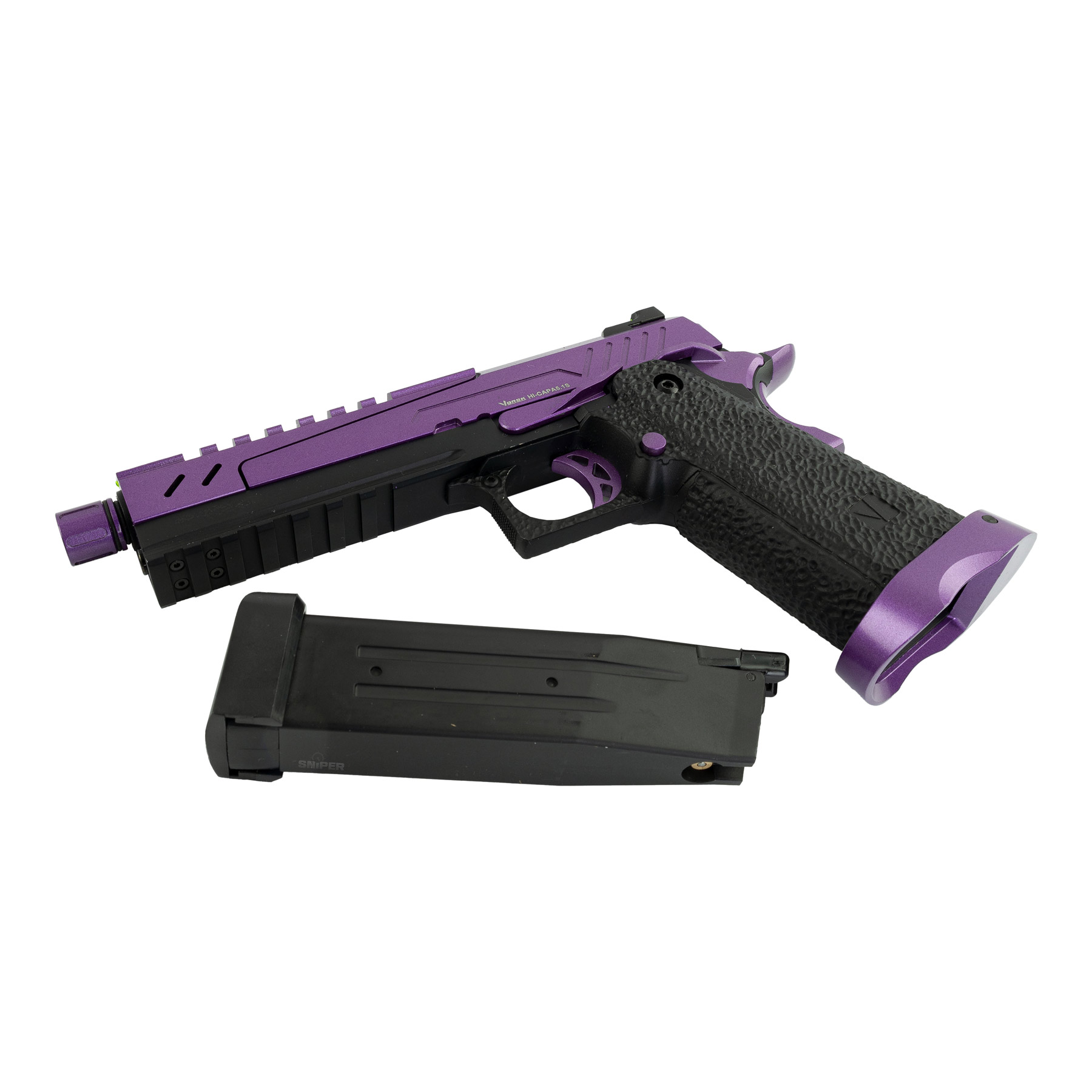 Vorsk Hi-Capa 5.1 Split Slide, Purple/Black, GBB