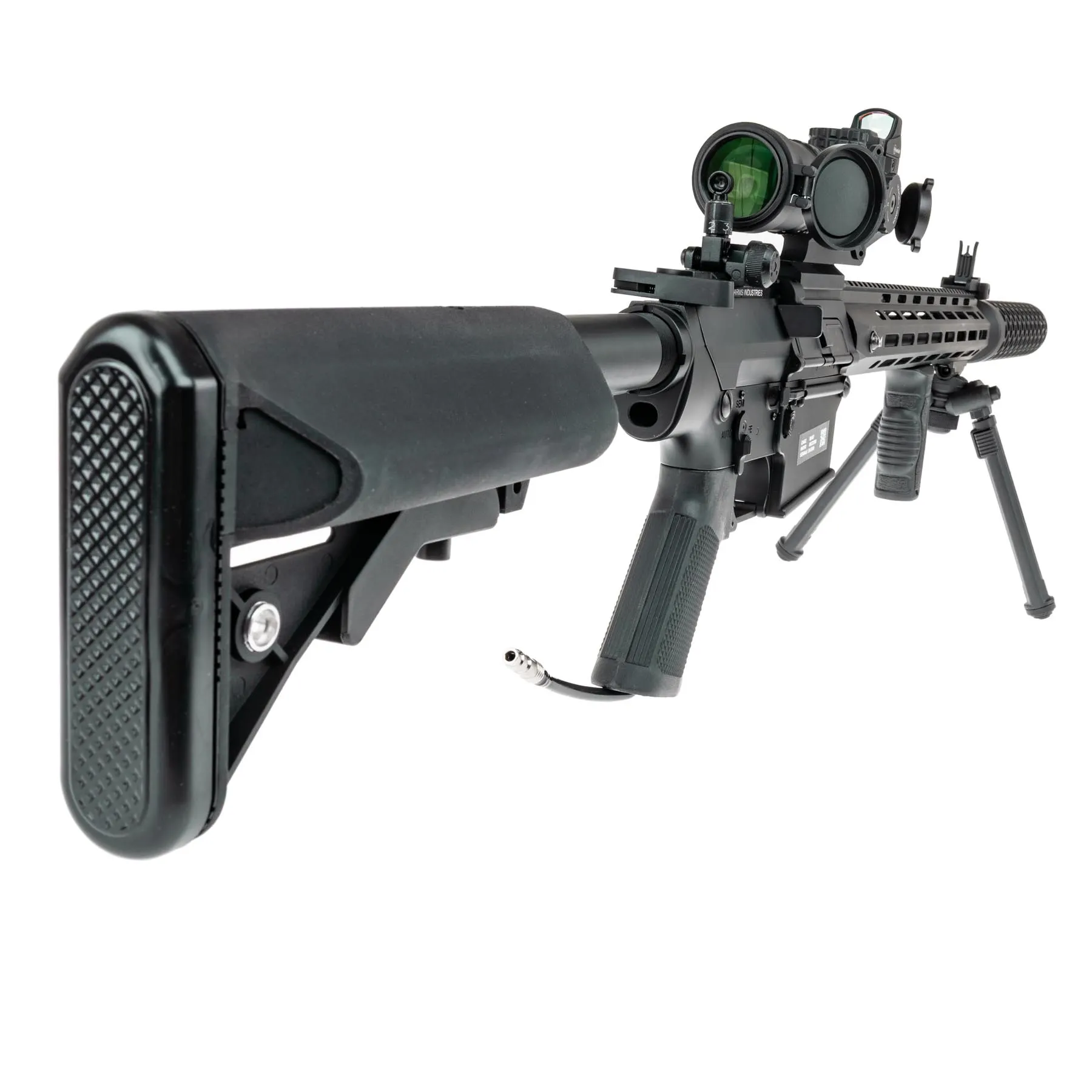 Prep My Airsoft - SAC x Wolverine SA-E35 DMR Rifle HPA, Black Prep My Airsoft - SAC x Wolverine SA-E35 DMR Rifle HPA, Black