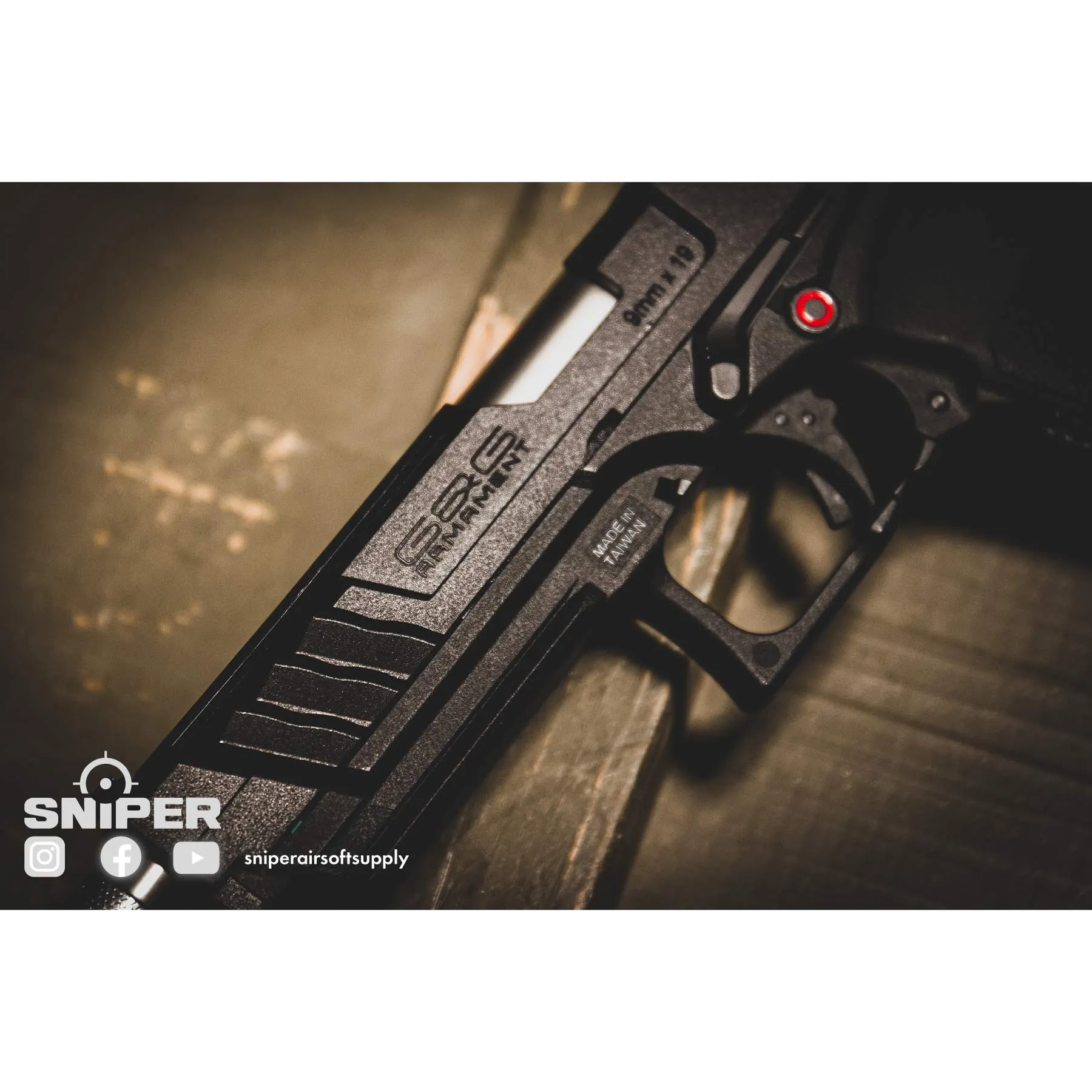G&G GTP 9 Black GBB Softair Pistole