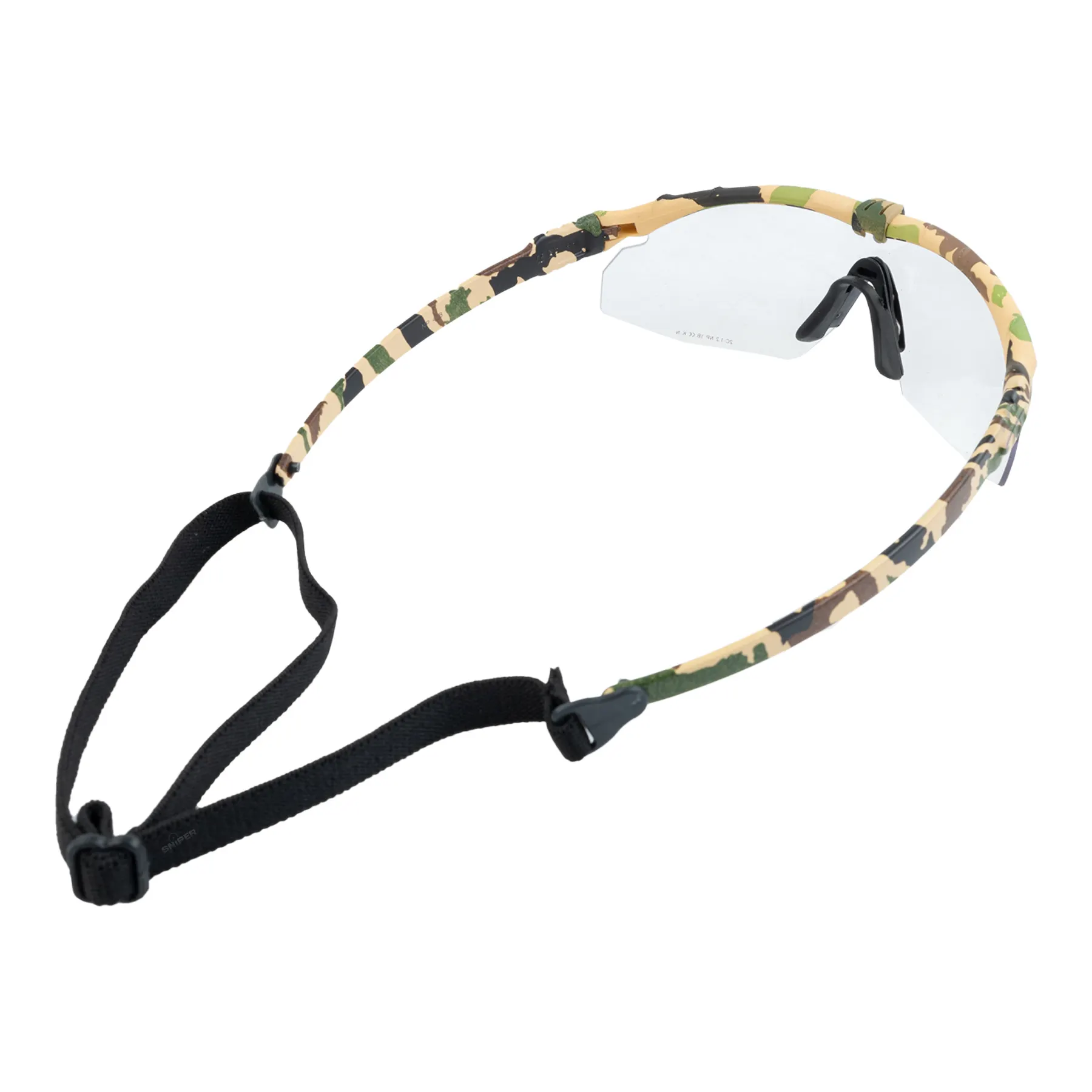 NP Battle Pro´s Schutzbrille Camo, Clear Lense