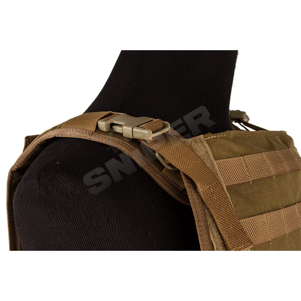 MOLLE Style PC Plate Carrier, Coyote Brown MOLLE Style PC Plate Carrier, Coyote Brown