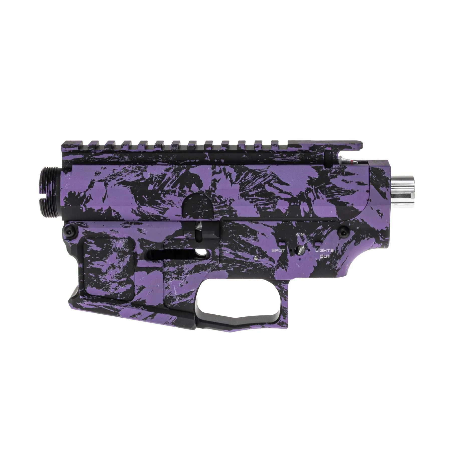 SAC Solid Receiver & Handguard Purple Splash M4