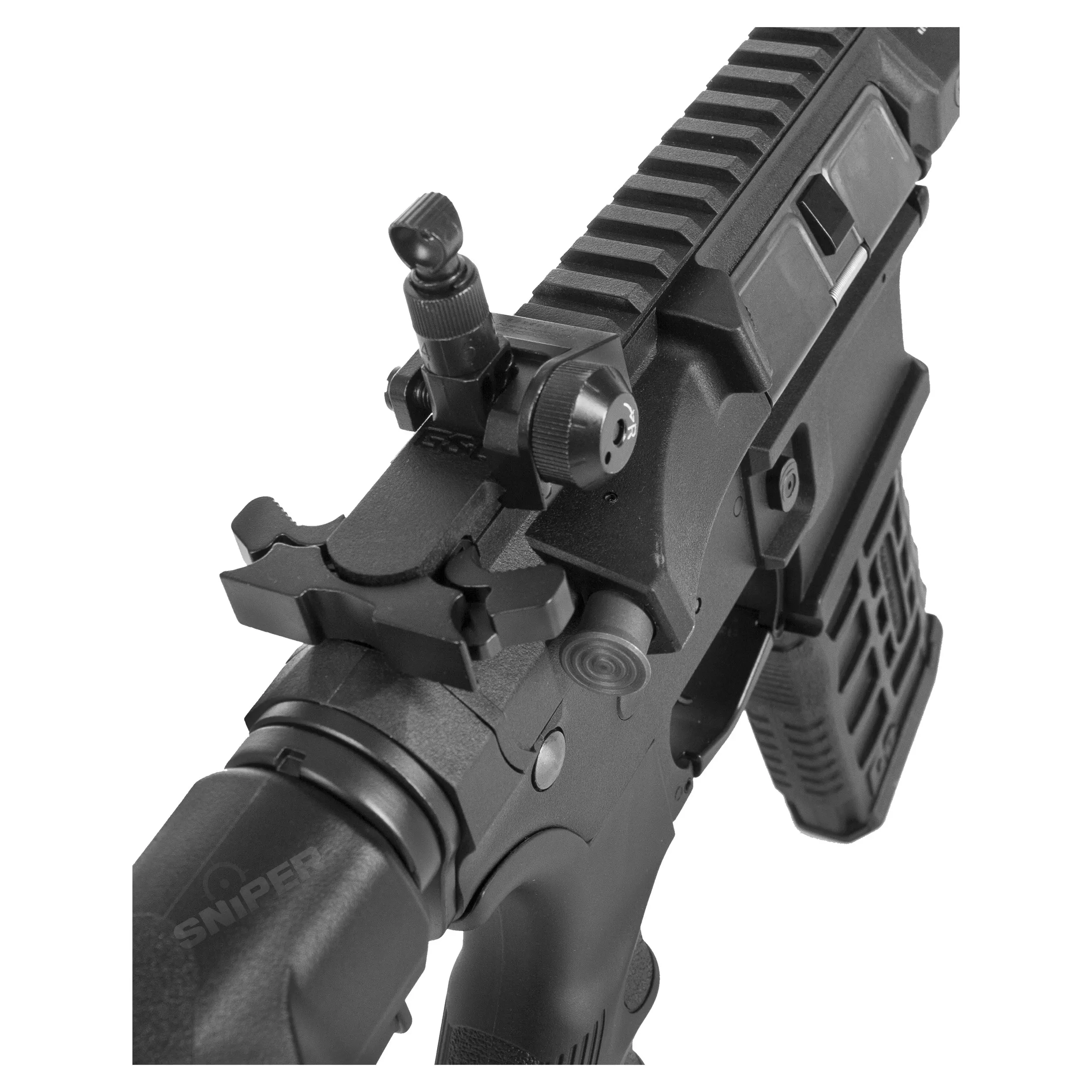 CM16 SRL, ETU Black < 0,5 Joule, AEG Softair Gewehr