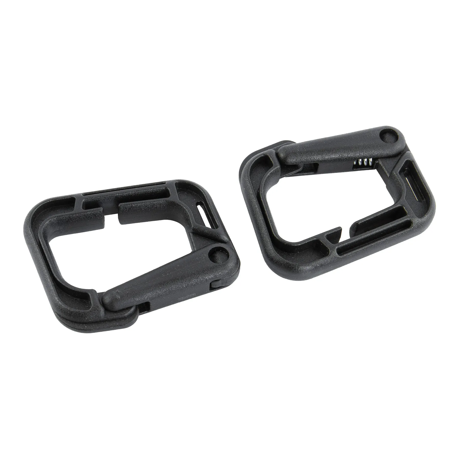 Molle Karabinerhaken 2er Pack, Black