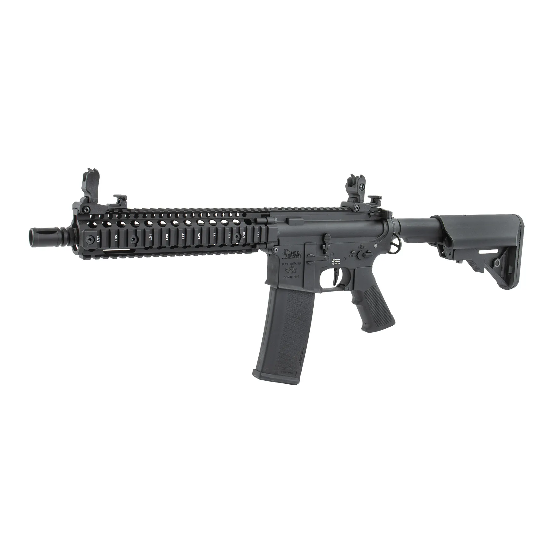SAC x SA-E19 Edge Daniel Defense MK18 (S)AEG, Black