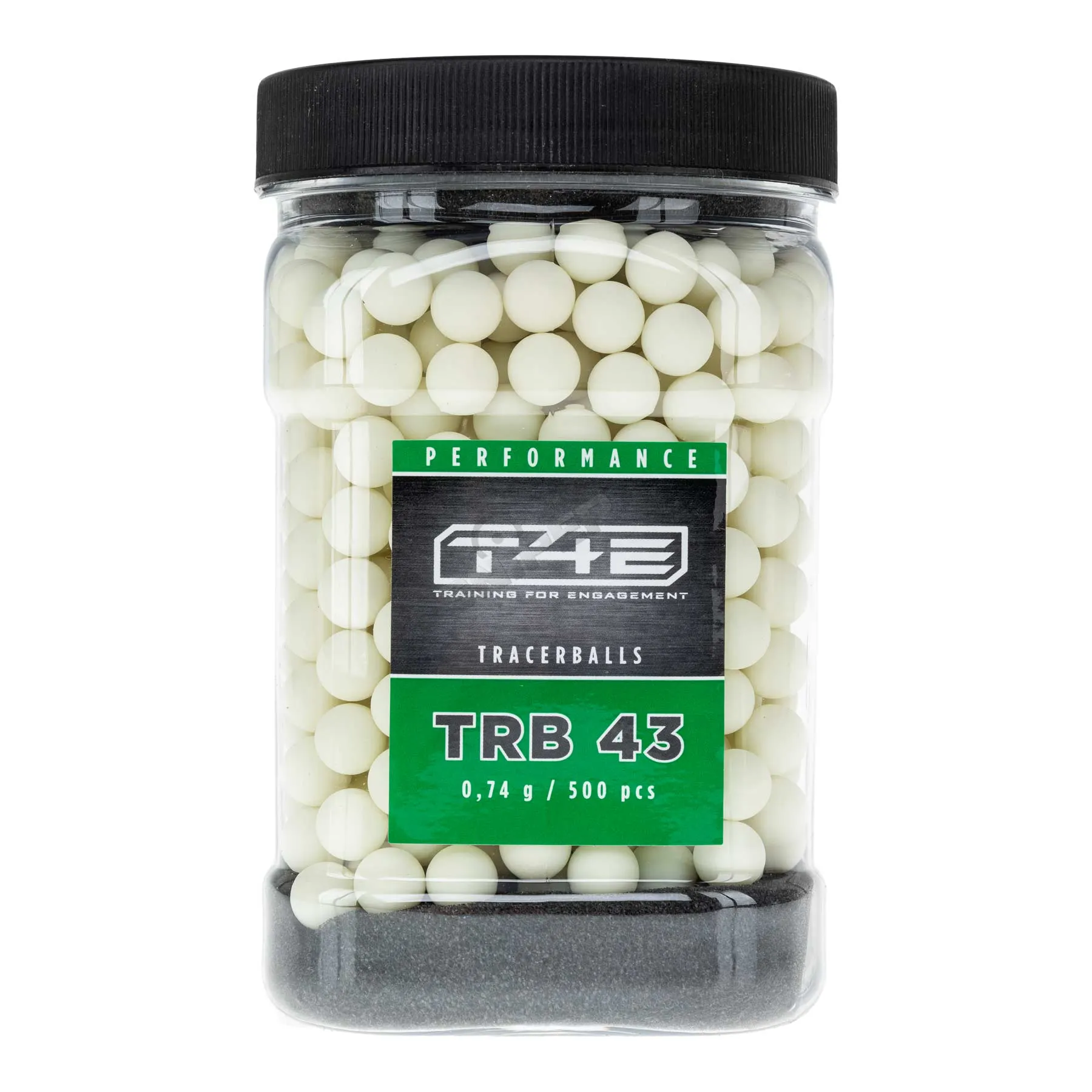 Tracer Rubberballs 43 Cal für T4E Ram Waffen, 500rds