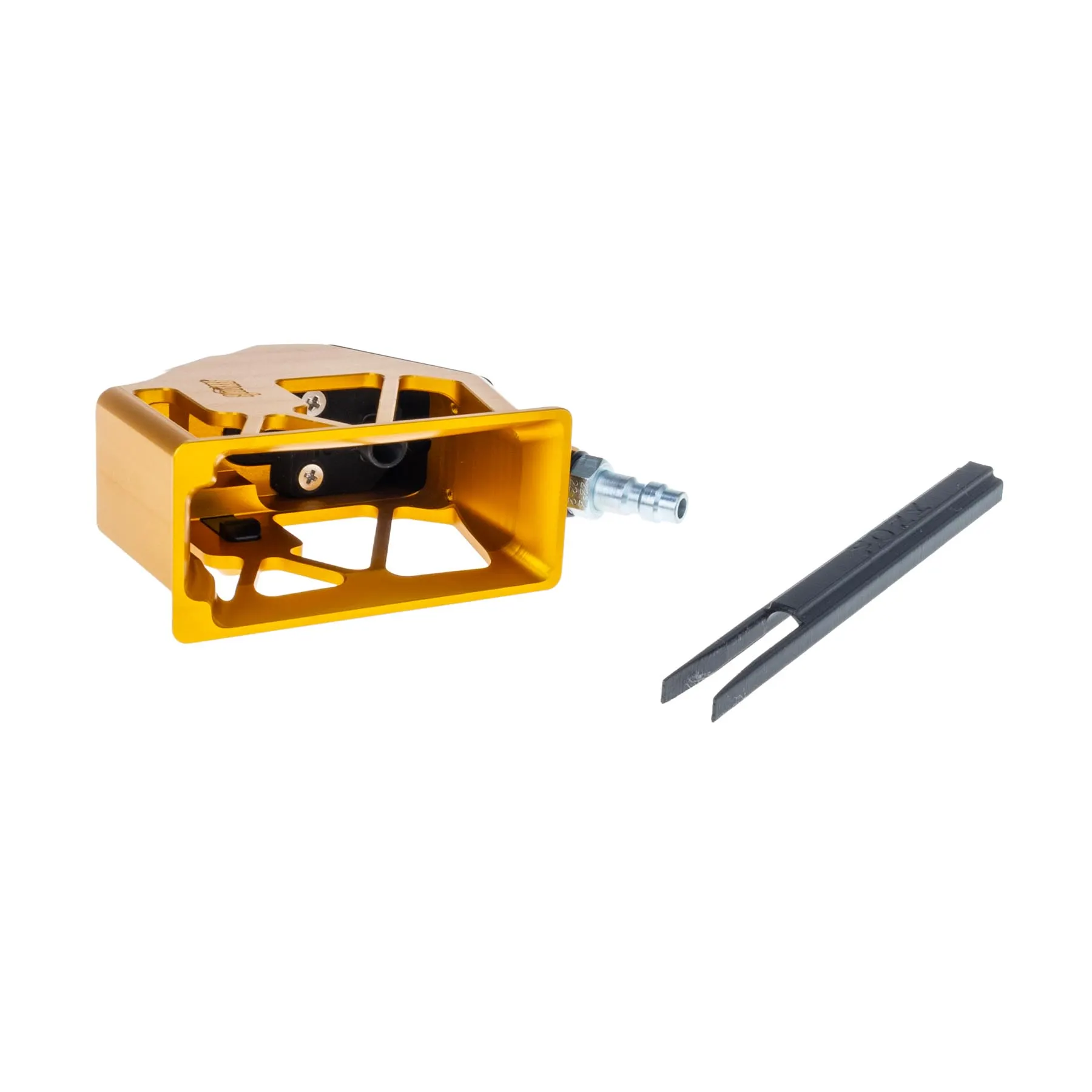 Monk Skeletonized Angled Hi-Capa HPA Adapter, Gold