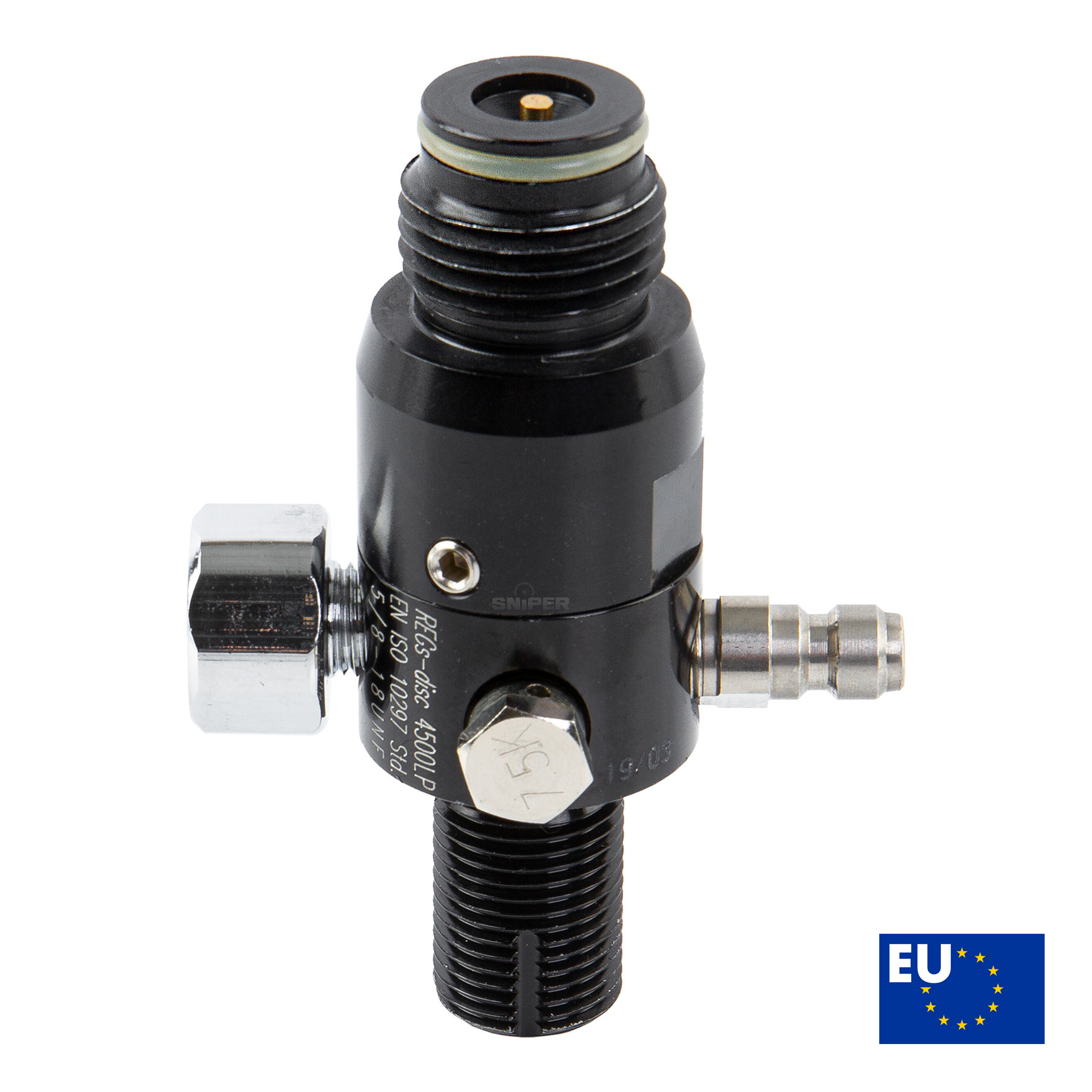HPA Tank Regulator, 4500 PSI