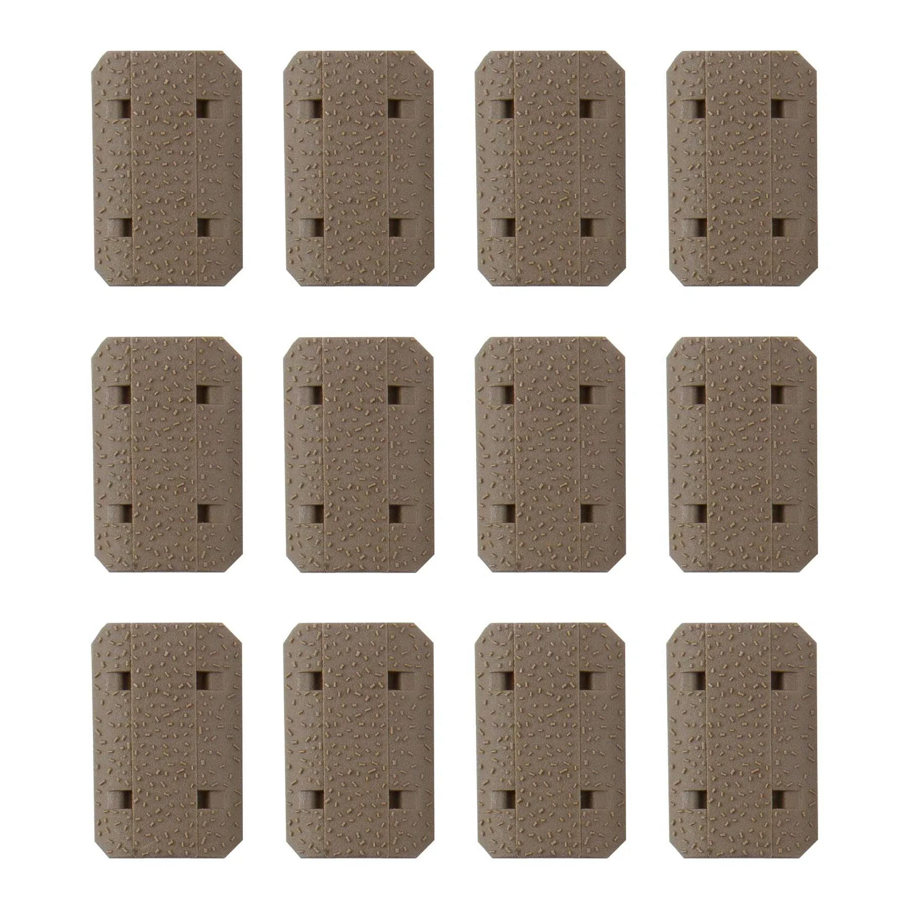 M-Lok Rail Covers 12pcs, Desert
