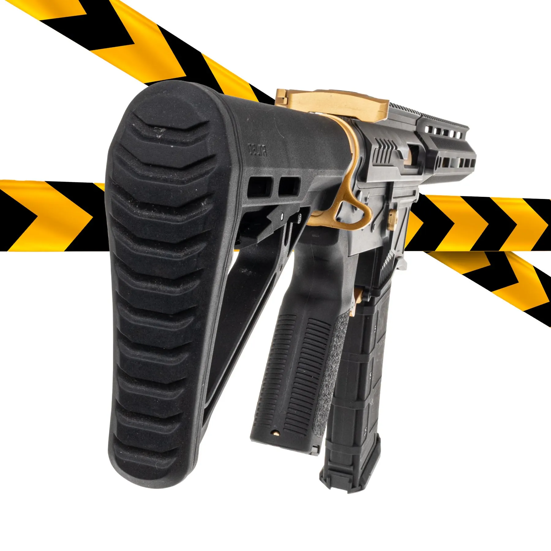 B-Ware Zion Arms M4 M-Lok 10" (S)AEG, Black/Gold