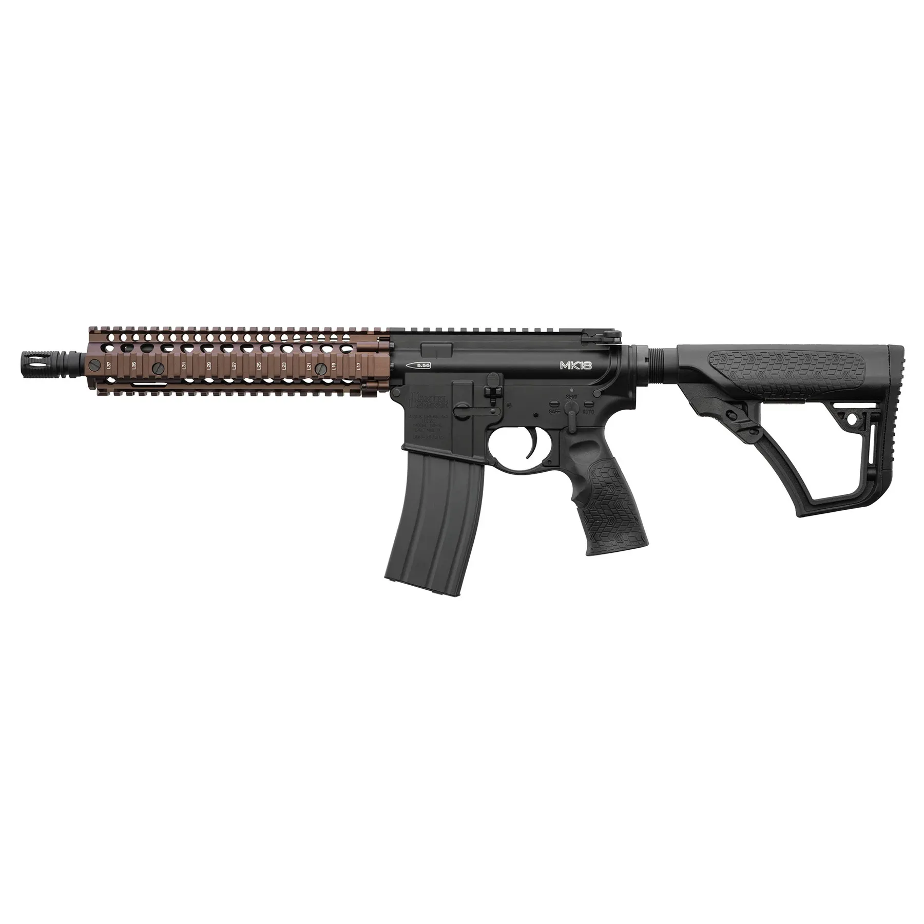 EMG Daniel Defense MK18 RIS II GBB Rifle, Black