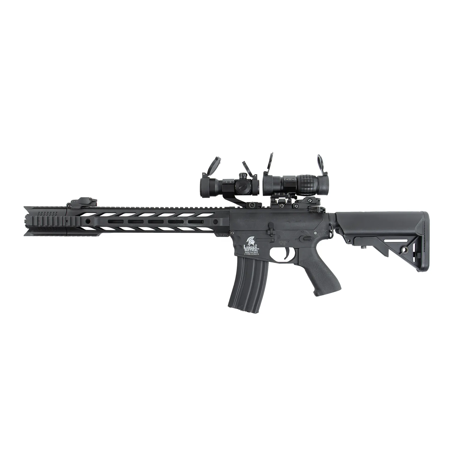 Interceptor ETU+Mosfet w/ Red Dot Magnifier Set (S)AEG, Black Interceptor ETU+Mosfet w/ Red Dot Magnifier Set (S)AEG, Black