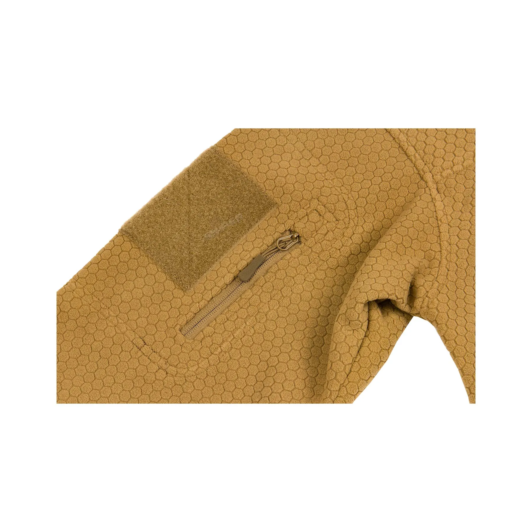 Hexagon Fleece Weste, Coyote Brown
