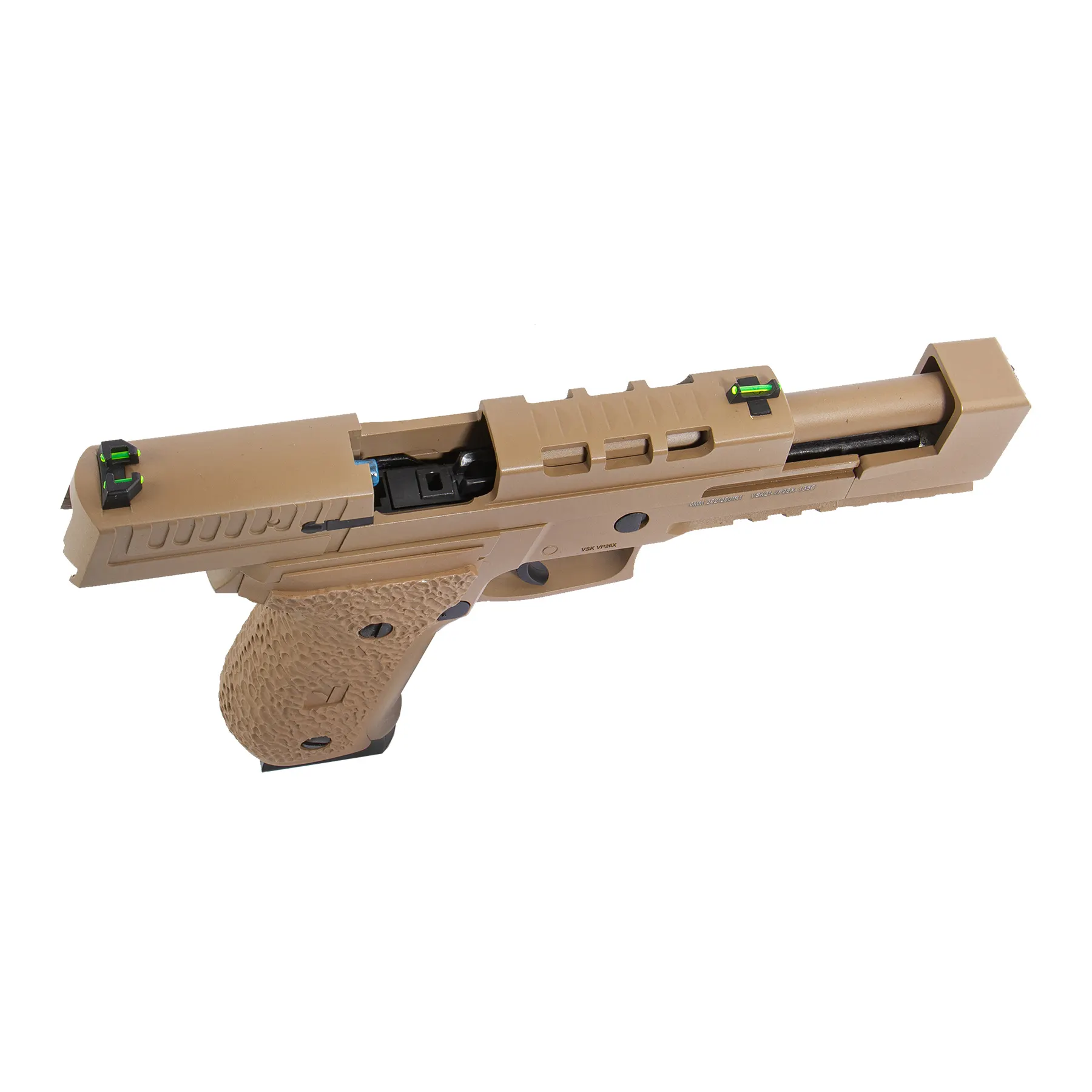 Vorsk VP-26X Softair Pistole GBB, Tan Vorsk VP-26X Softair Pistole GBB, Tan