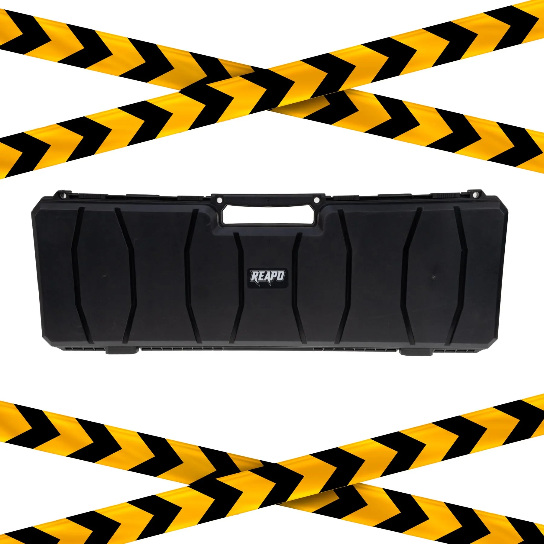 B-Ware Reapo Wavefoam Waffenkoffer 100x35cm, Black