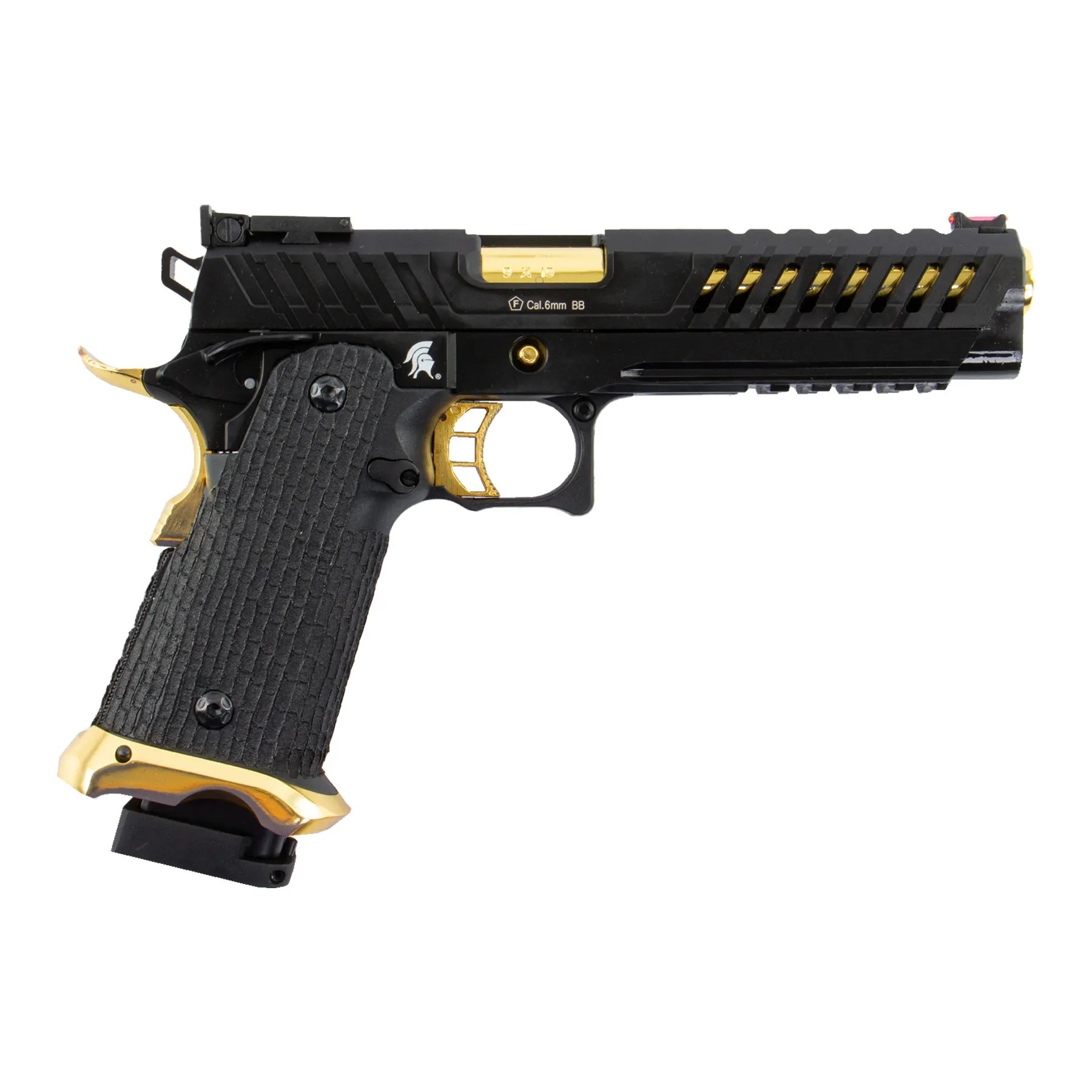 Lancer Tactical LTX-6BG Knightshade Hi-Capa GBB, Black/Gold