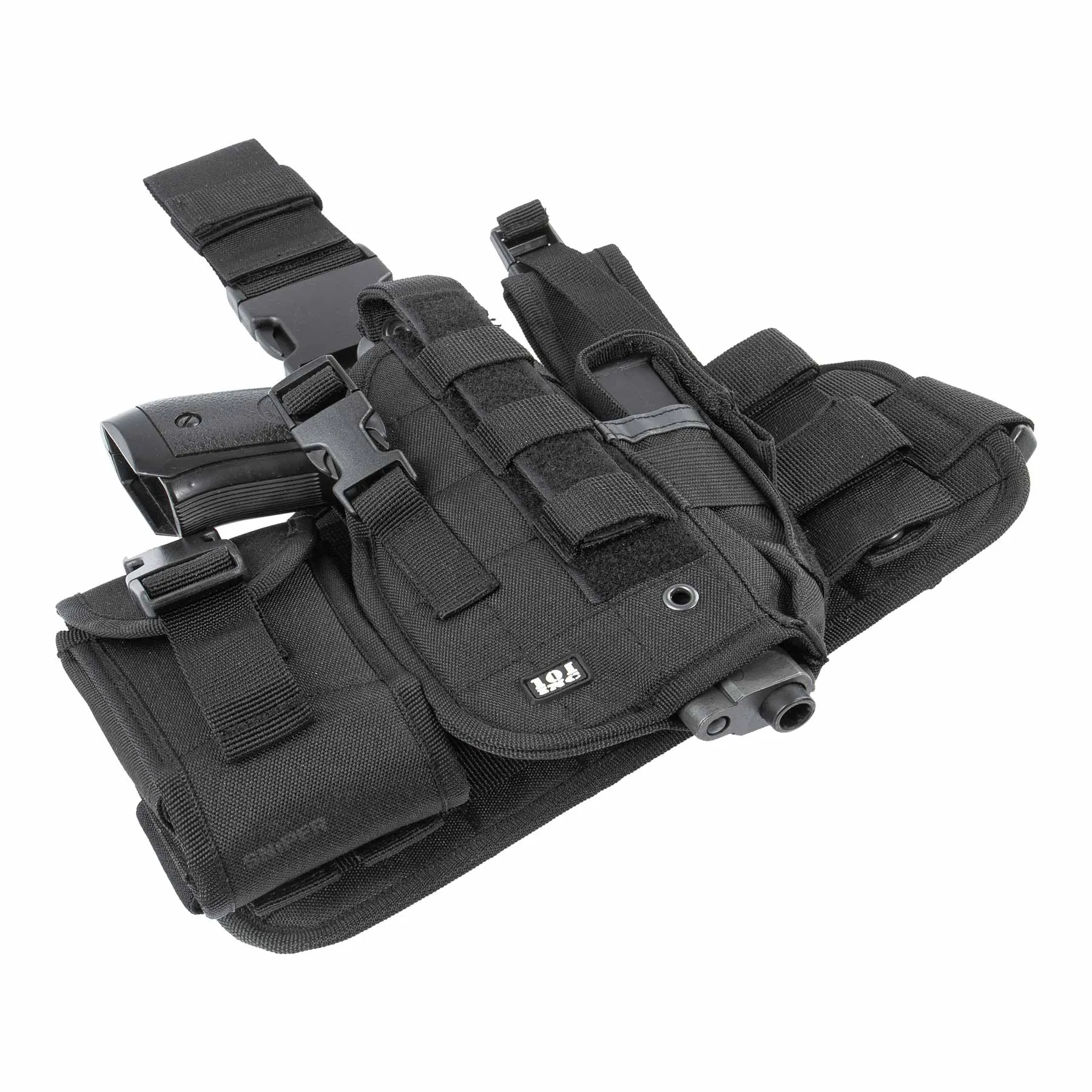 Oberschenkelholster Hip Molle Holster, Black Oberschenkelholster Hip Molle Holster, Black