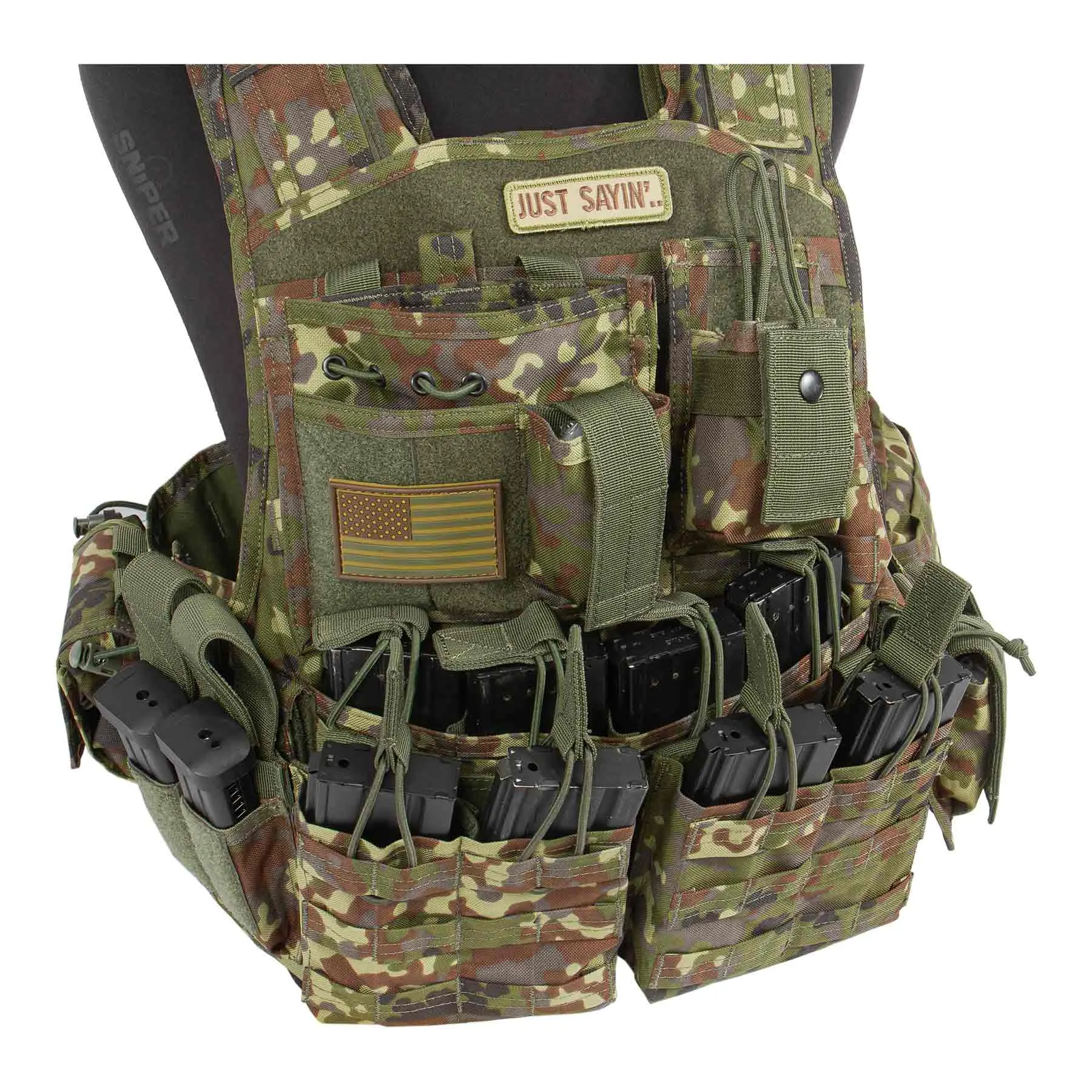 Mod Plattenträger, Flecktarn