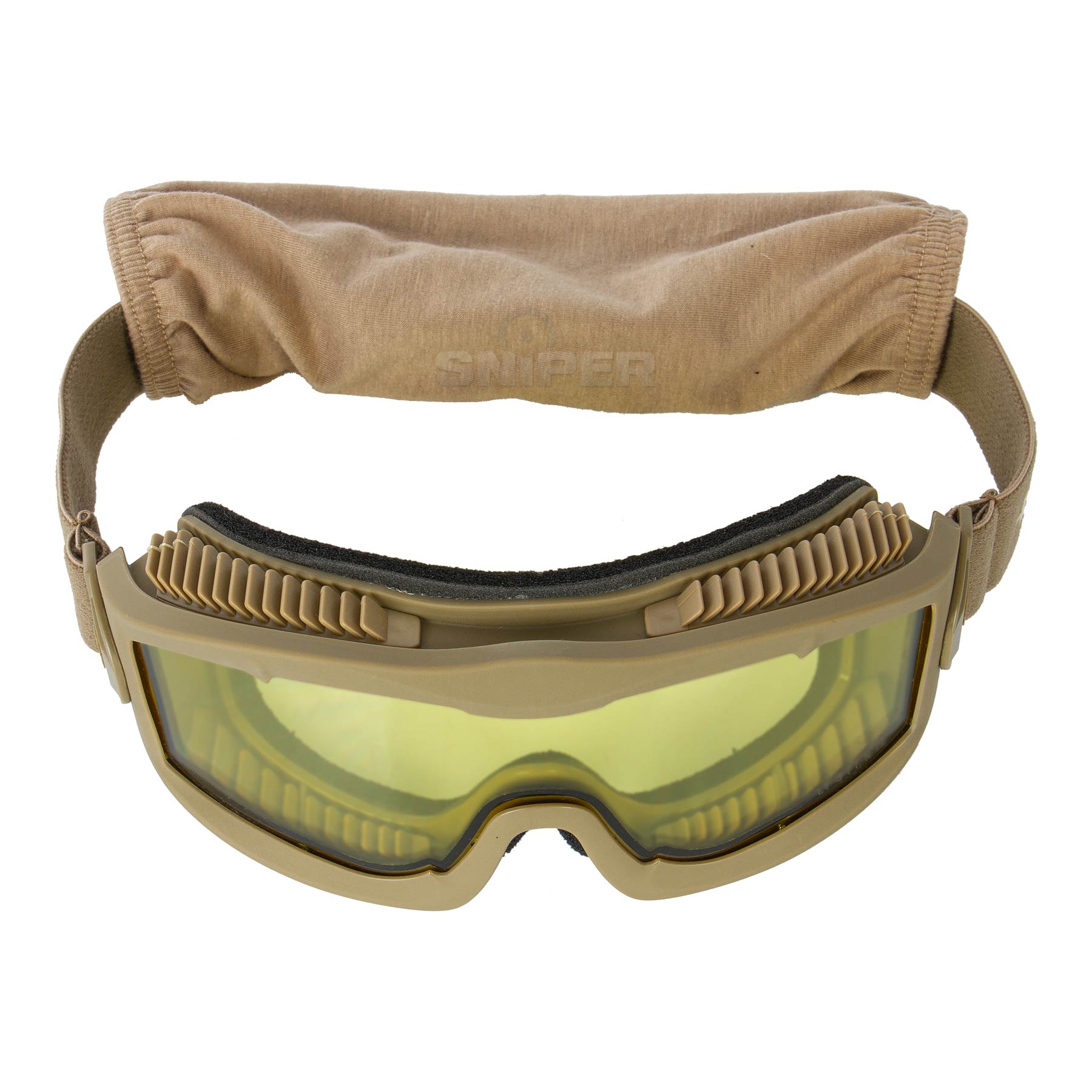 Aero Thermal Series Mask, Tan/Yellow