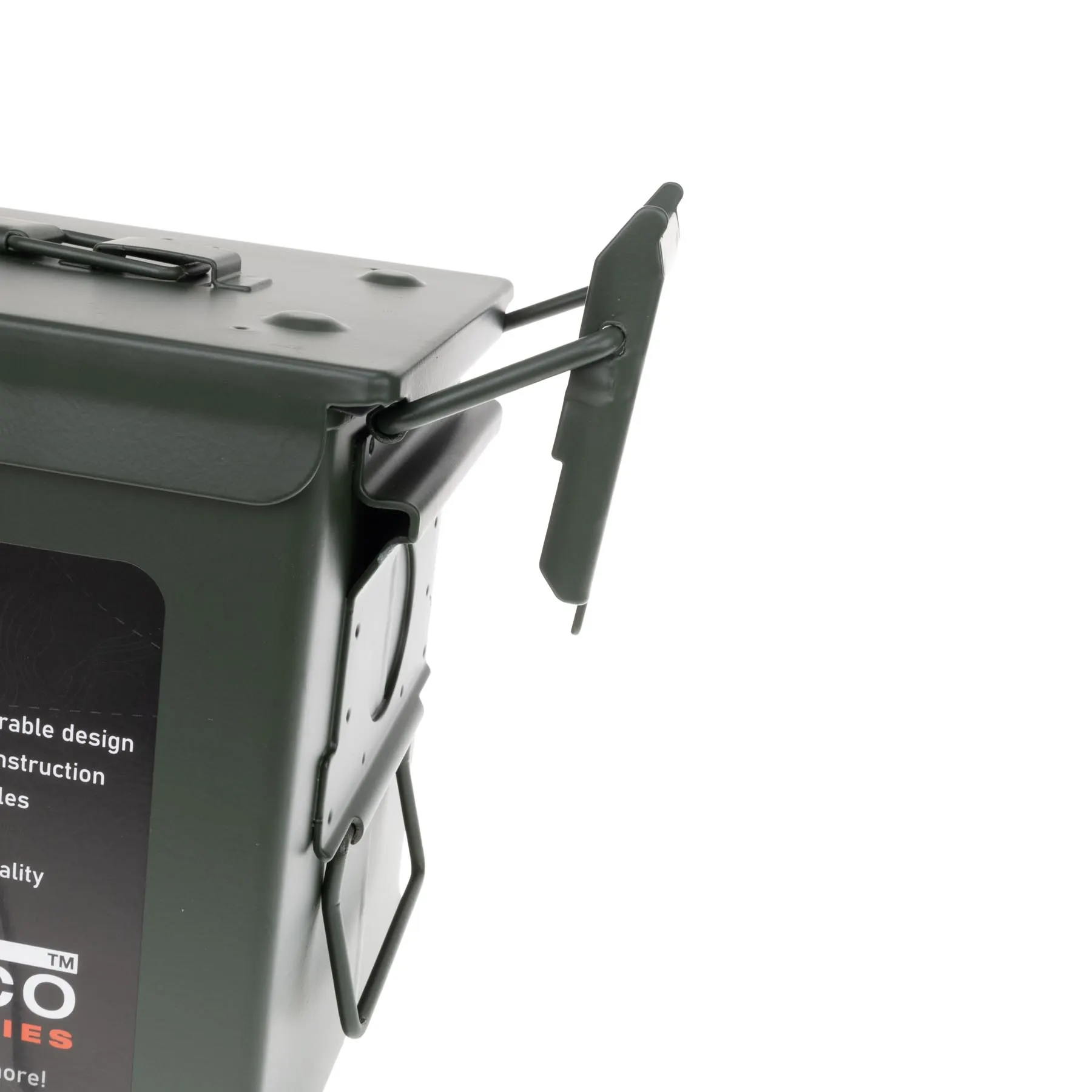 Ammo Box Cal. 50mm 30x15x18cm, Green Ammo Box Cal. 50mm 30x15x18cm, Green