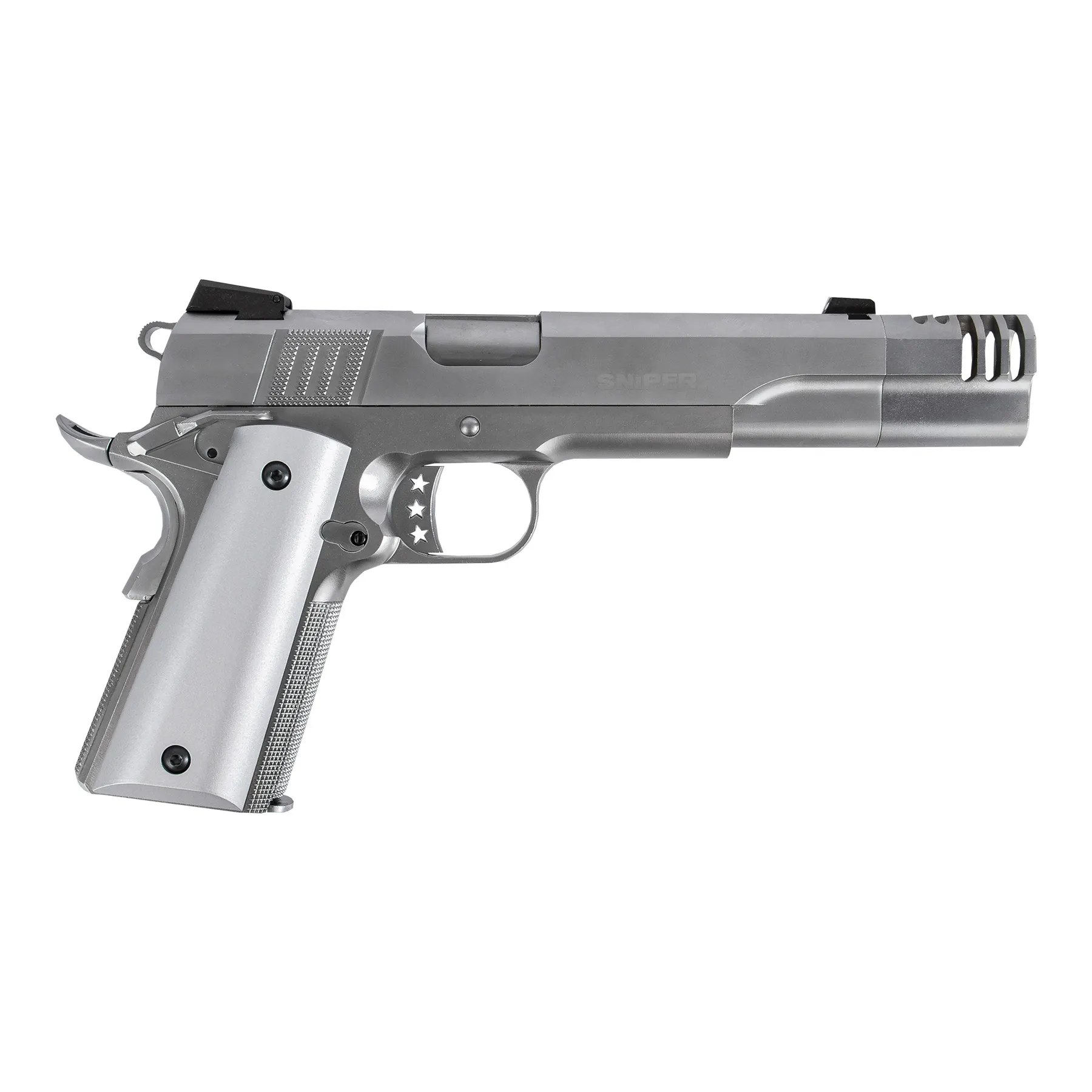 AW Custom NE3101 1911 Silver GBB Softair Pistole