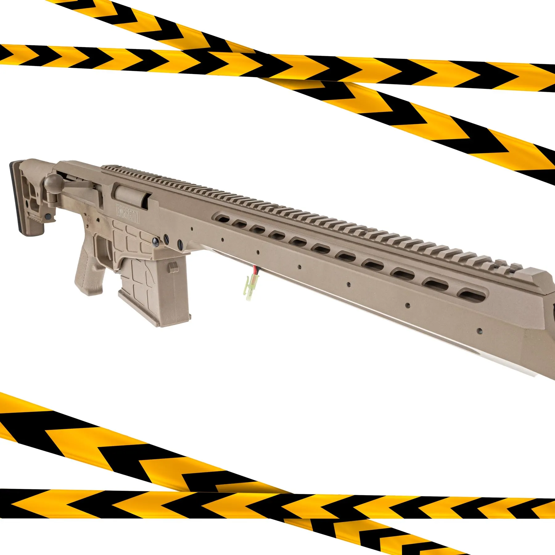 B-Ware Barrett MRAD M98B Scharfschützengewehr w/ Bipod (S)AEG, Tan