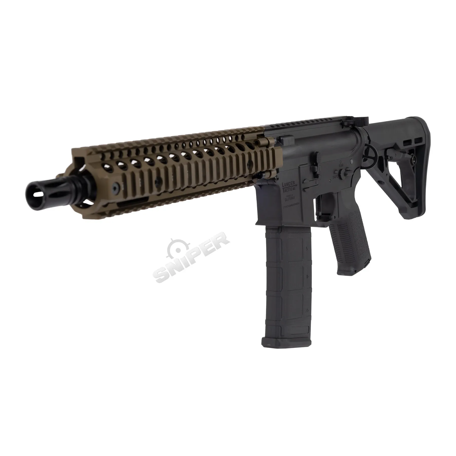 Einsteiger Set #1 - Lancer MK18 Gen3 New Version w/ ETU Full Metal (S)AEG, Black/Bronze