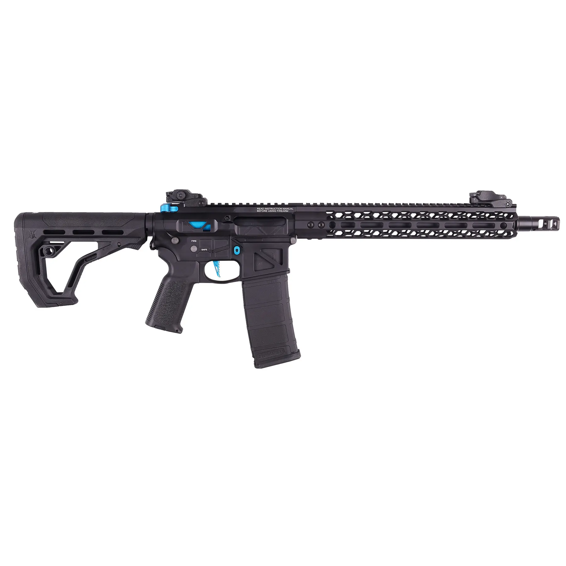 Delta Armory FREYA Skeleton Gen.2 12,5", Black/Blue