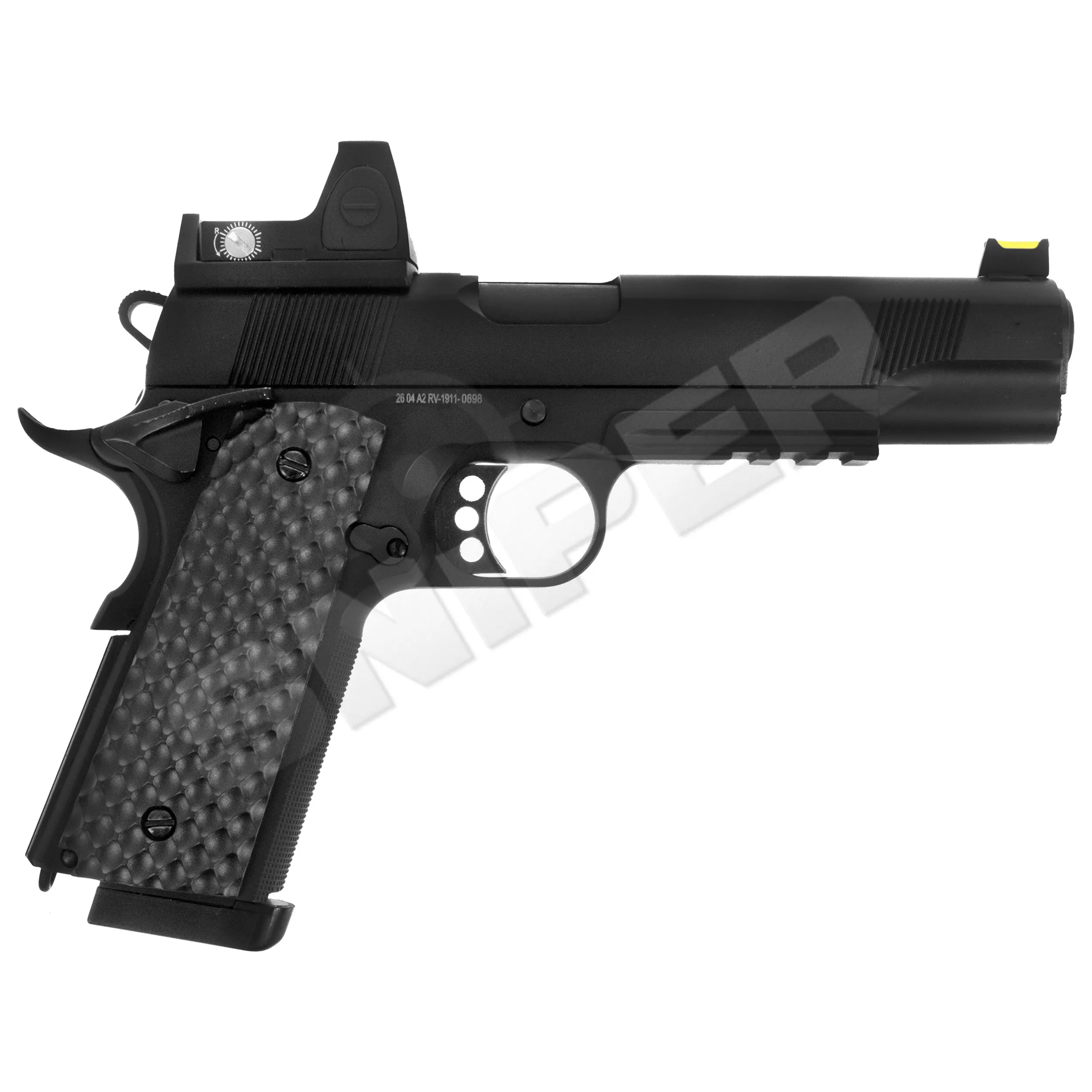 Raven 1911 MEU RMR Railed GBB, Black