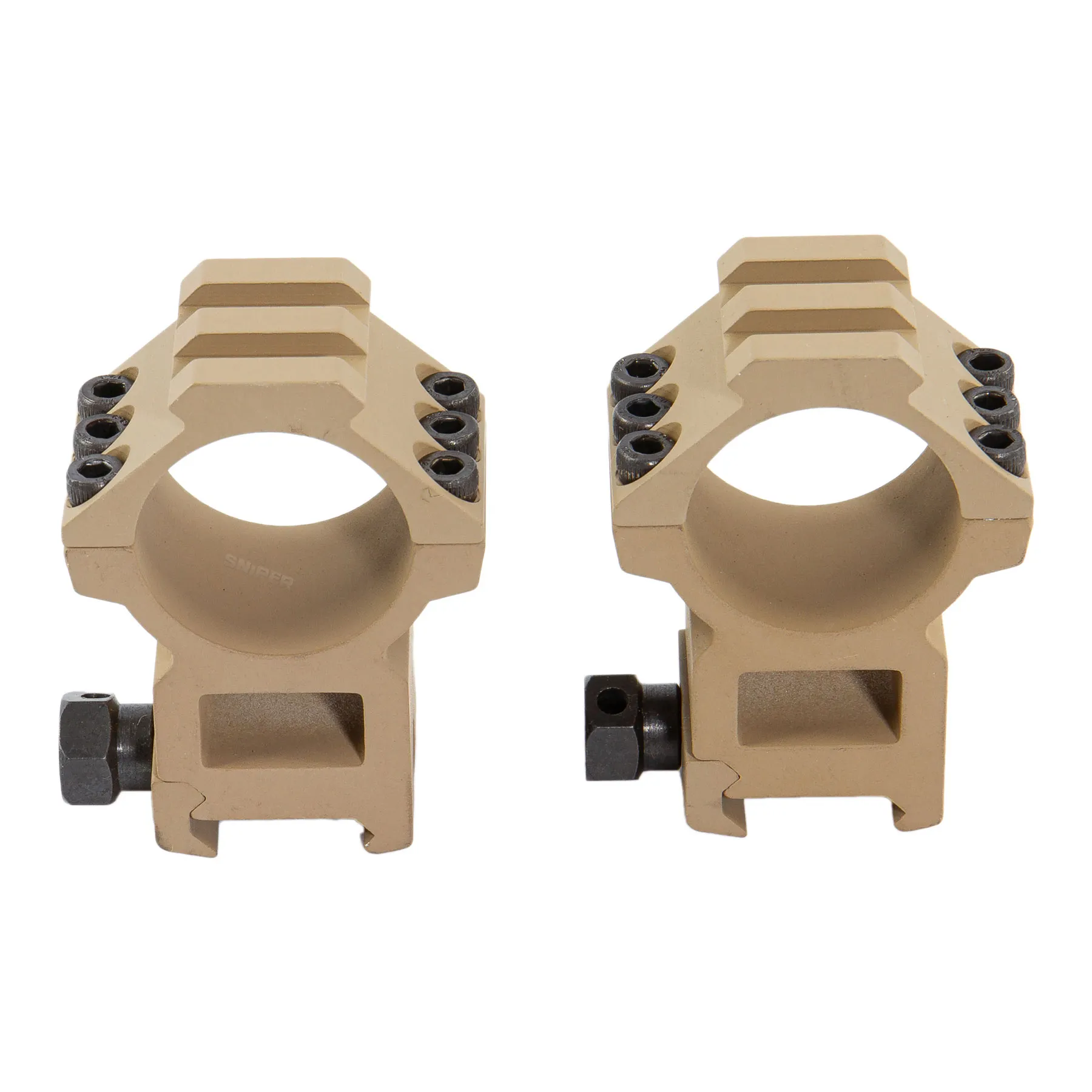 30mm Picatinny Mount Ring, Tan