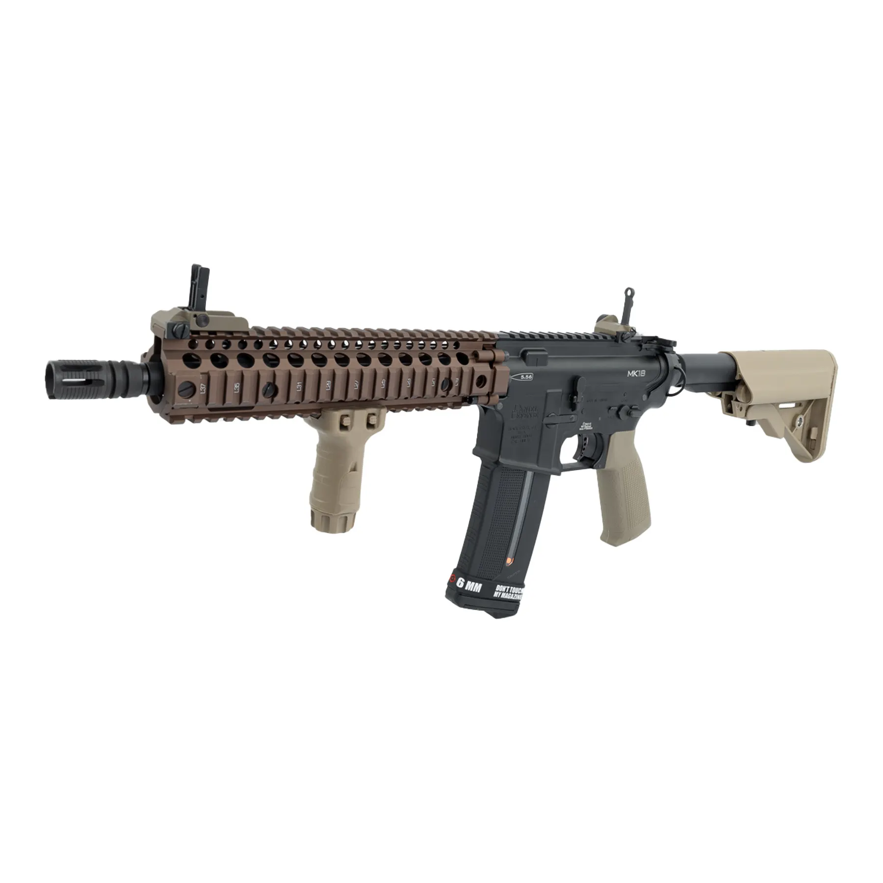 SAC Custom Daniel Defense MK18, new Gen 2023 Dualtone, (S)AEG SAC Custom Daniel Defense MK18, new Gen 2023 Dualtone, (S)AEG